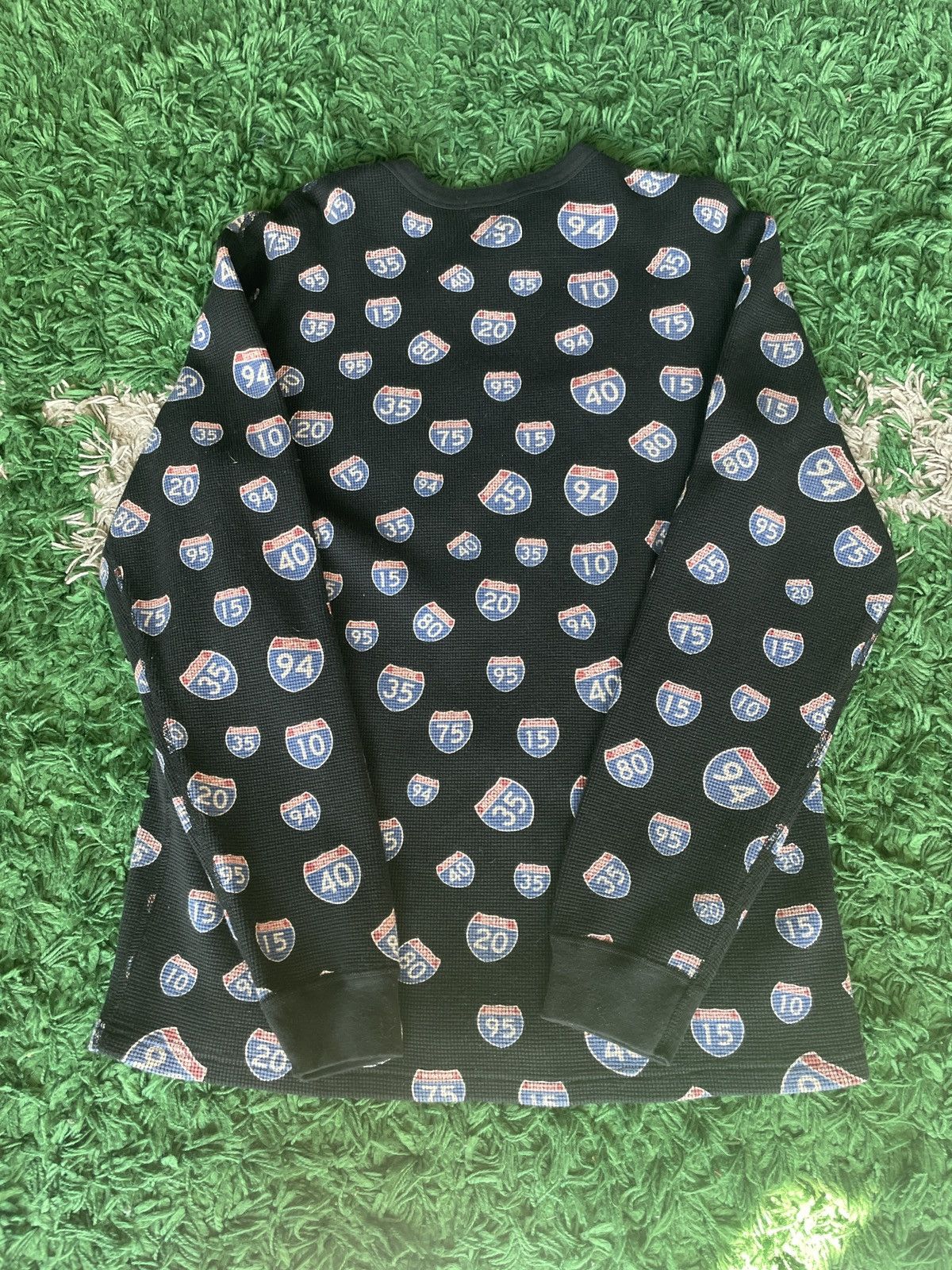 Supreme Supreme Street Signs Sweater Black M Size US M / EU 48-50 / 2 - 2 Thumbnail