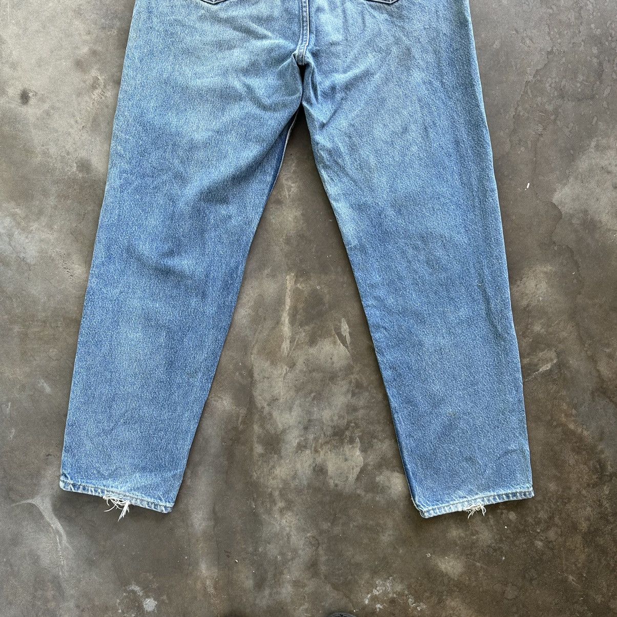 Japanese Brand × Jean × Vintage Vintage Japanese Distressed Faded Raw Denim Jean Pant W32 Size US 32 / EU 48 - 11 Thumbnail