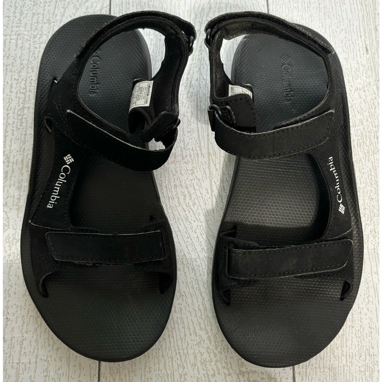 Columbia Columbia Black Suede Strap Sandals Size 6 Size US 6 / IT 36 - 1 Thumbnail