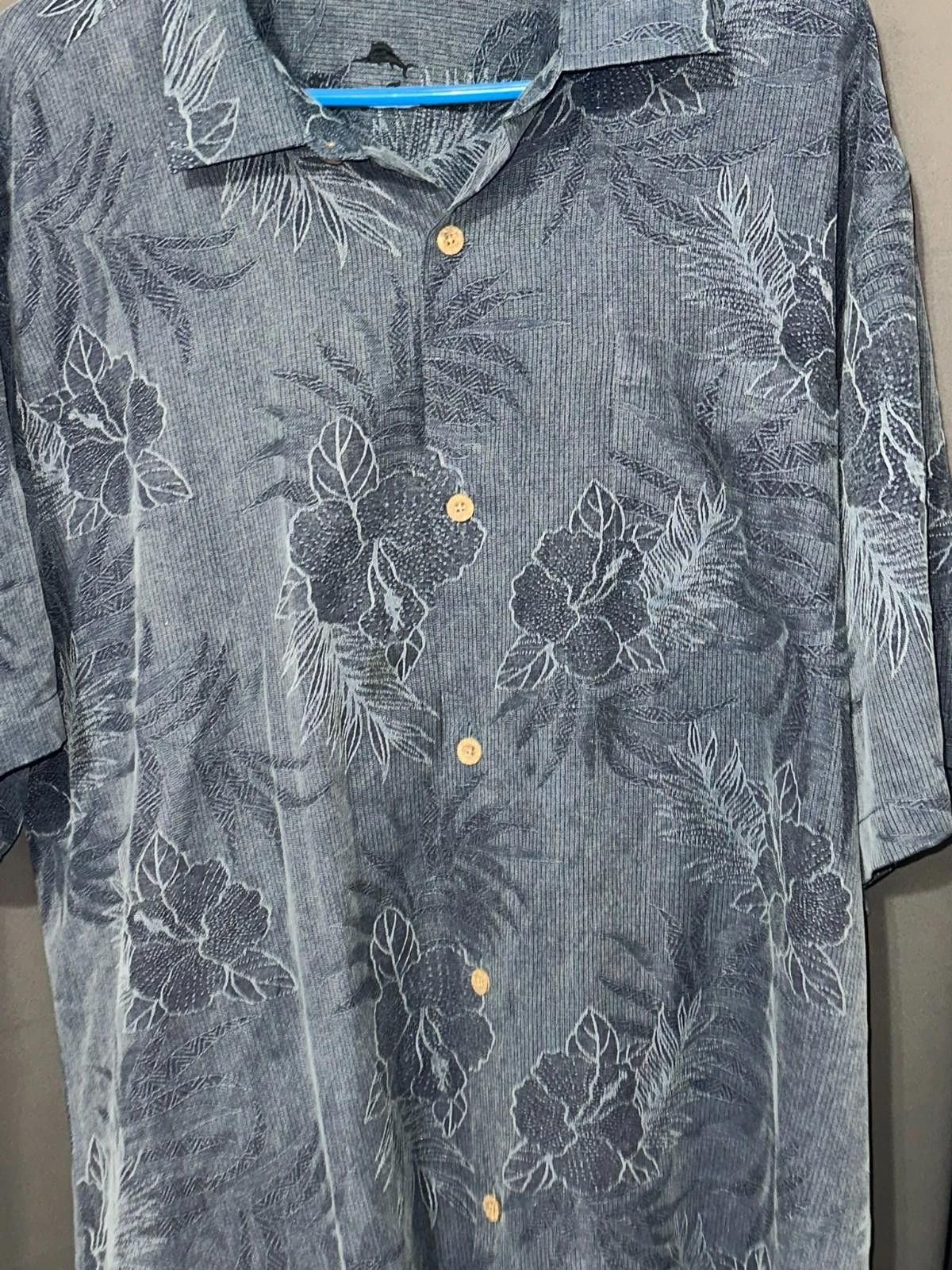 Tommy Bahama Tommy Bahama XXL Floral Island Silk Shirt Size 48R - 6 Thumbnail