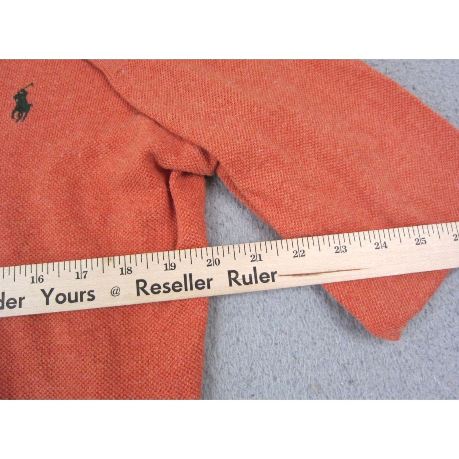 Polo Ralph Lauren Polo Ralph Lauren Sweater Mens L Orange Cotton Cashmere Pullover Knit Mock Neck Logo Pullover Knit Vintage: No Regular Fit Winter Casual Mens Size US L / EU 52-54 / 3 - 7 Thumbnail