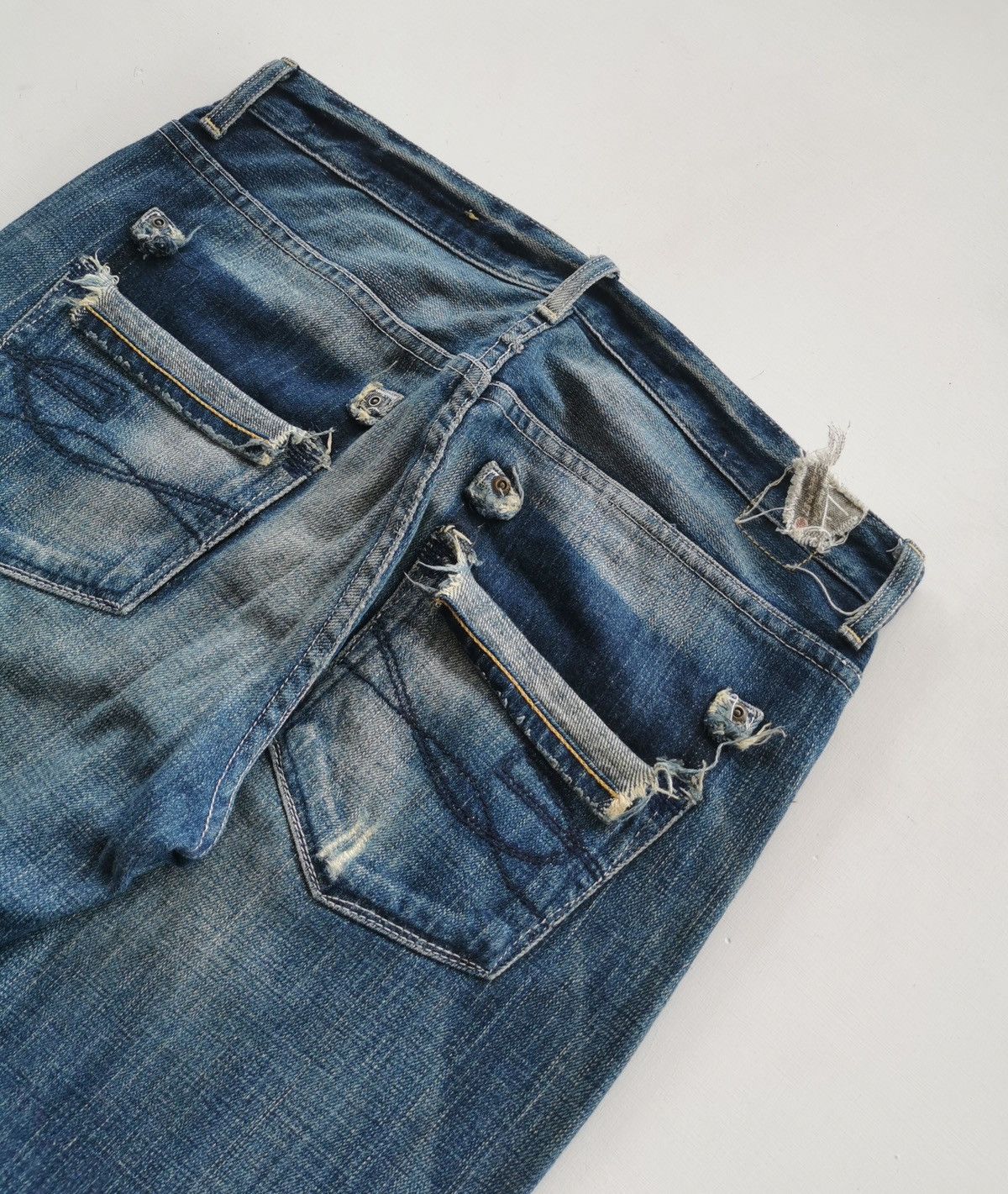 Chip & Pepper Loose Flare Chip & Pepper Distressed Jeans Size US 32 / EU 48 - 7 Thumbnail