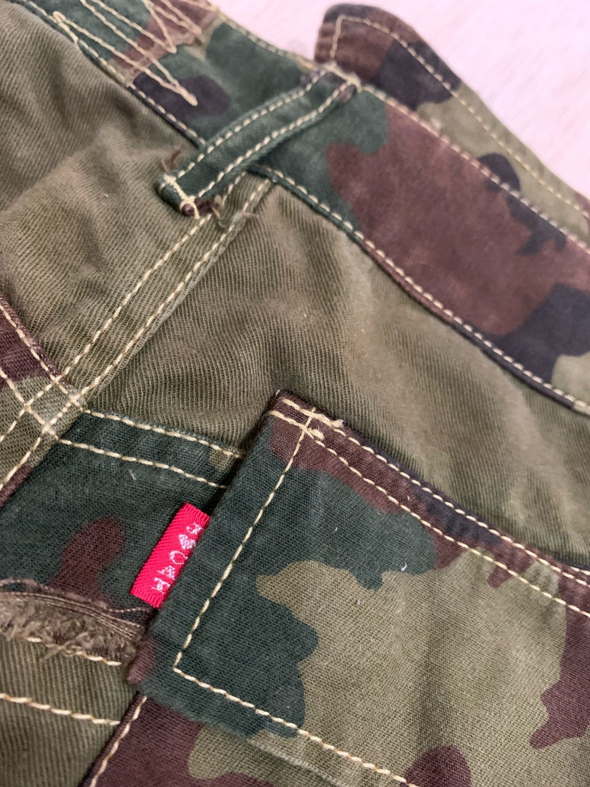 20471120 × Hysteric Glamour × Japanese Brand Y2k Jungle Cat Camo Ifsixwsnine Punk style Women's Size 30" / US 8 / IT 44 - 5 Thumbnail