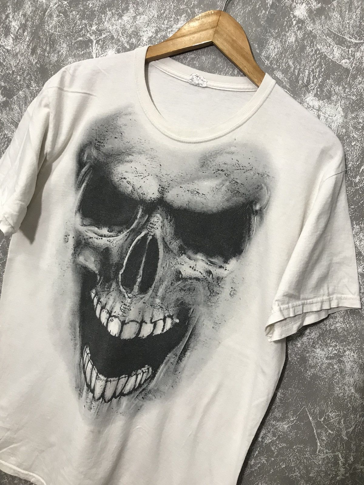Affliction × Helix × Southpole MMA Elite Affliction Skull Y2K Graphic Tee Size US M / EU 48-50 / 2 - 2 Thumbnail