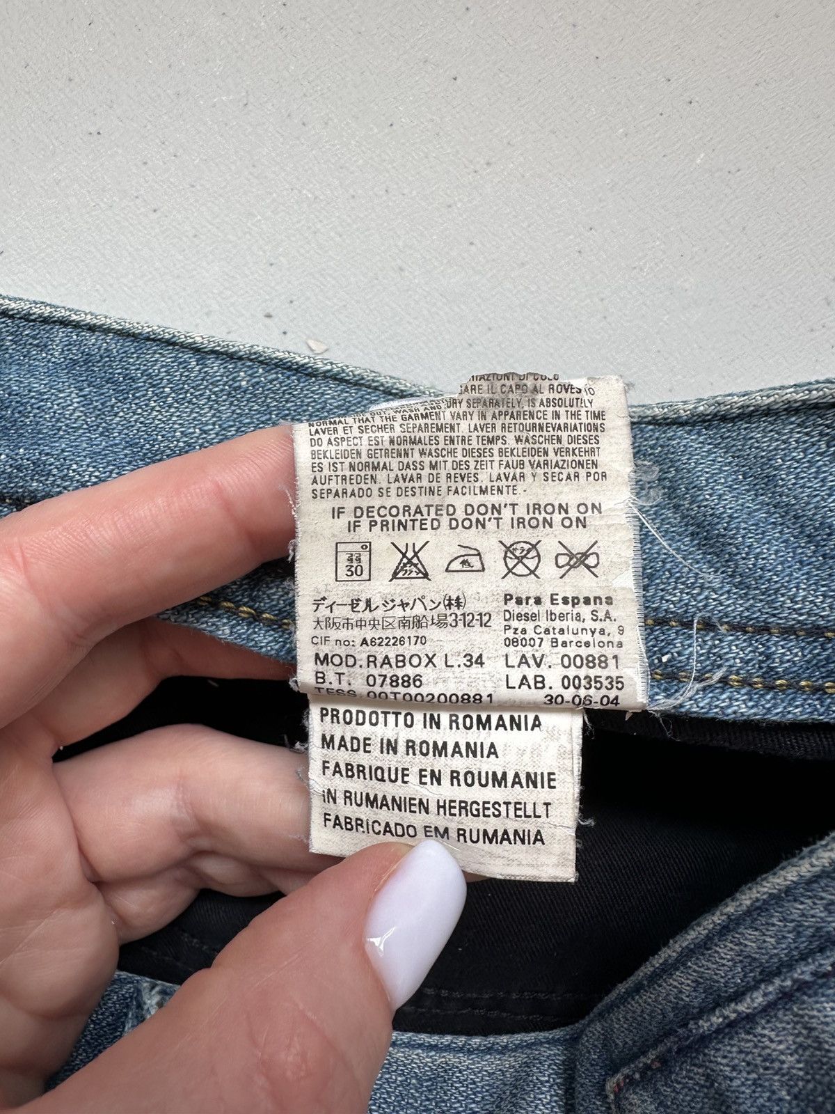Diesel Diesel Baggy Jeans Denim Distressed Size US 32 / EU 48 - 12 Thumbnail