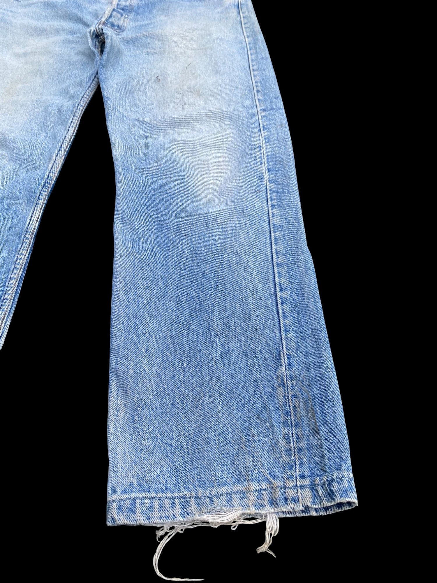 Levi's Vintage 1993 Levis 501 dirty lightwash distressed W33x28.5 Size US 33 - 16 Thumbnail