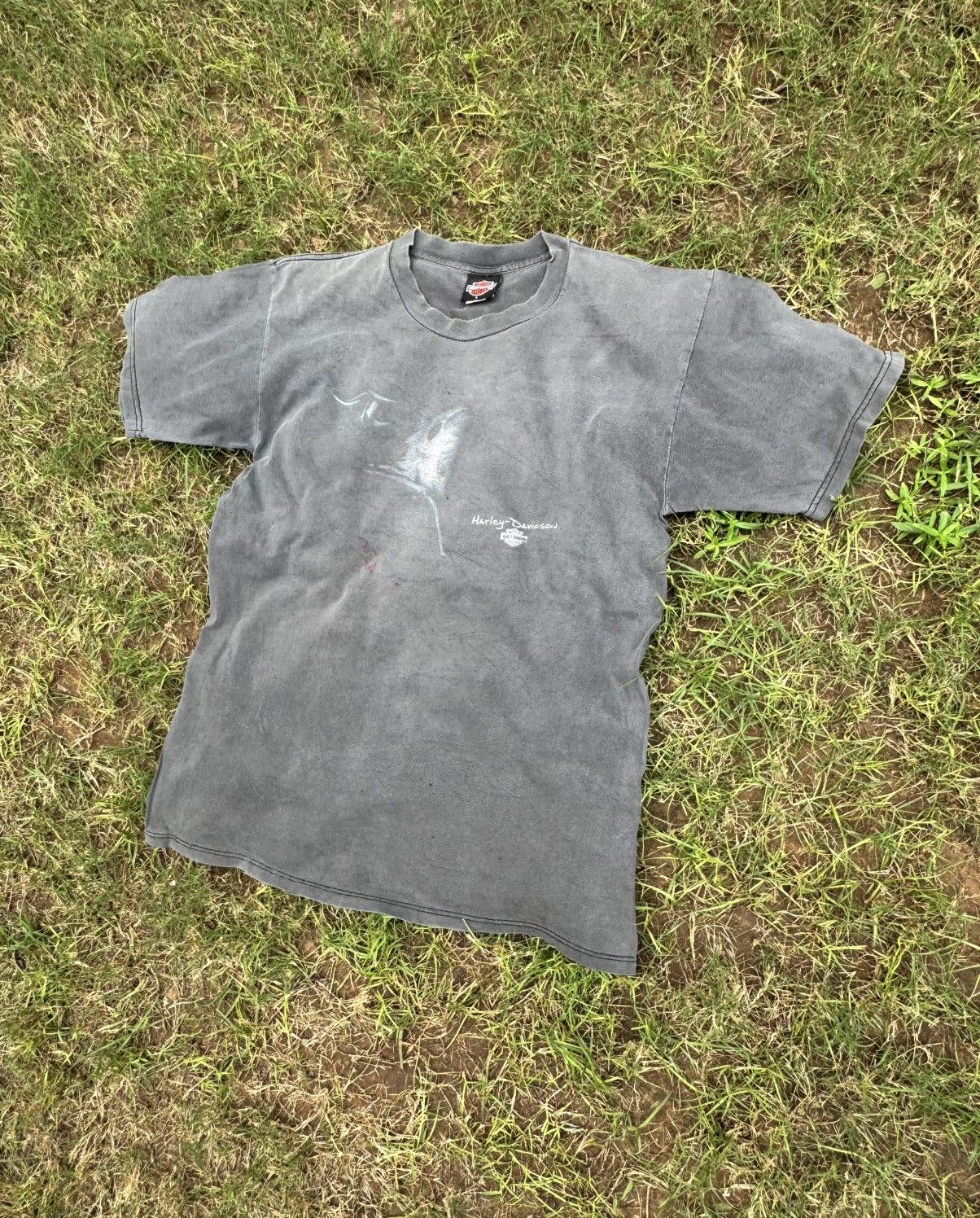 Harley Davidson VTG Harley Davidson Flaming Gorge T-shirt Size US L / EU 52-54 / 3 - 3 Thumbnail