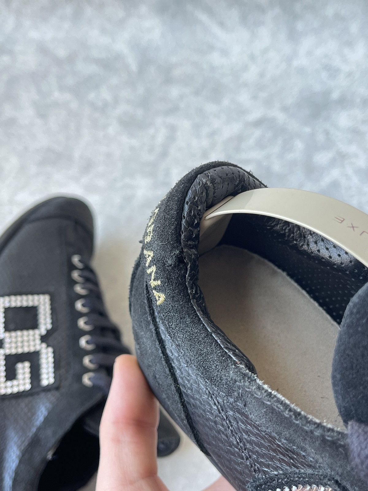 Dolce & Gabbana Vintage Dolce & Gabbana Archival Crystal DG Sneakers 37 Y2K Size US 7 / IT 37 - 19 Thumbnail