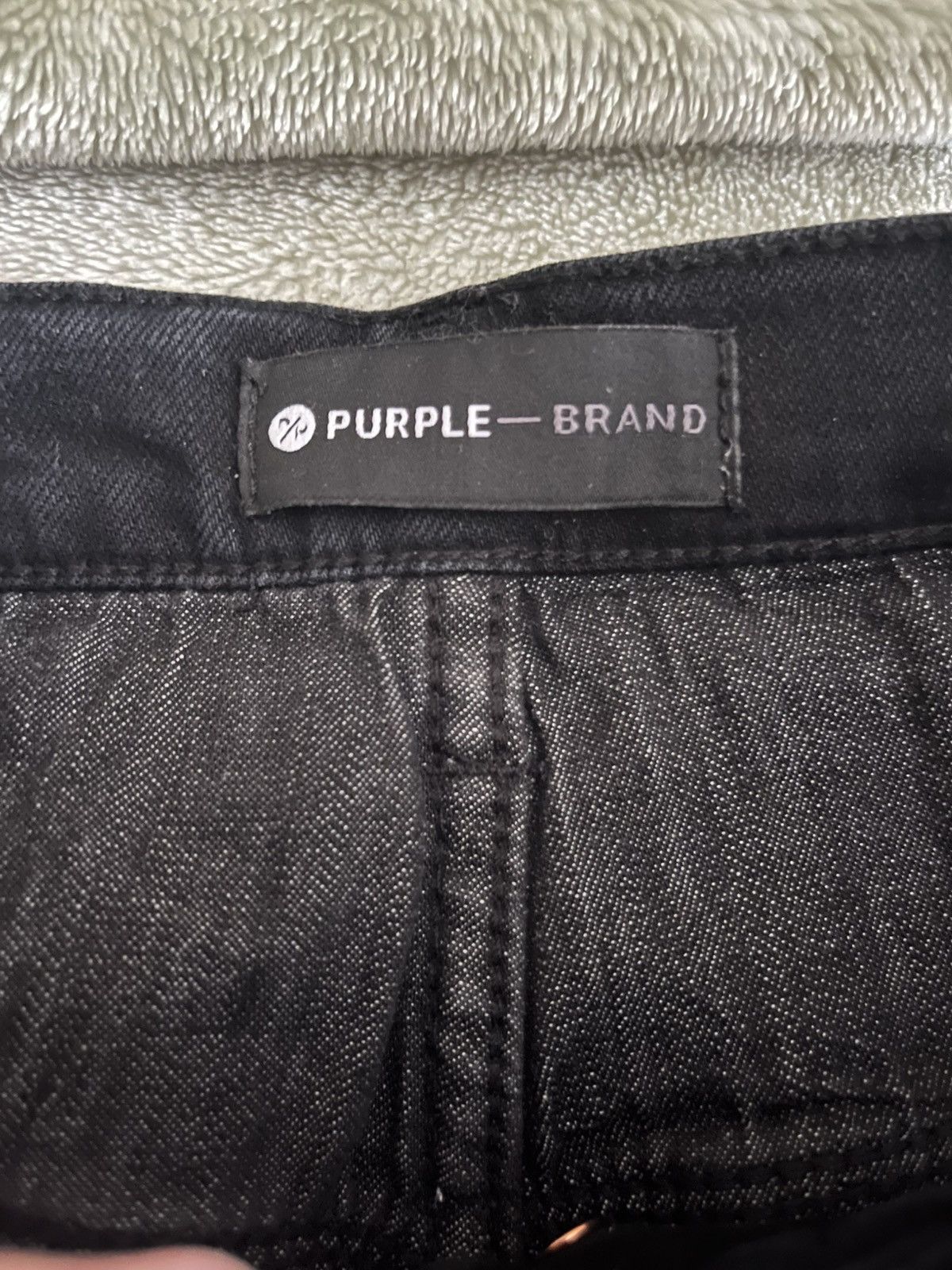 Purple Brand Purple Brand Black Denim Jeans Size US 31 - 3 Thumbnail