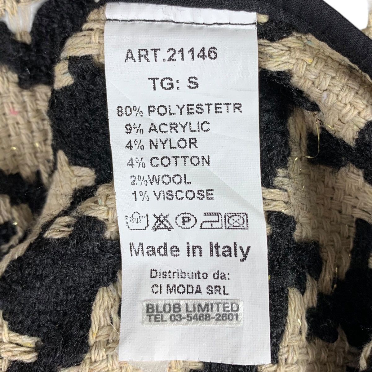 Vintage KATE By LALTRAMODA Houndstoth Italy Check Tartan Trench Coat Size US M / EU 48-50 / 2 - 5 Thumbnail