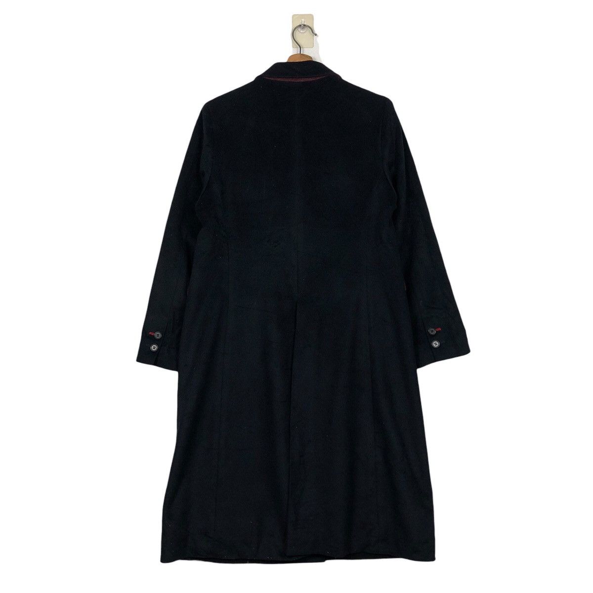 Japanese Brand 📌Rich Black Long Jacket Double Breast Ines De La Fressange Size US XL / EU 56 / 4 - 10 Thumbnail