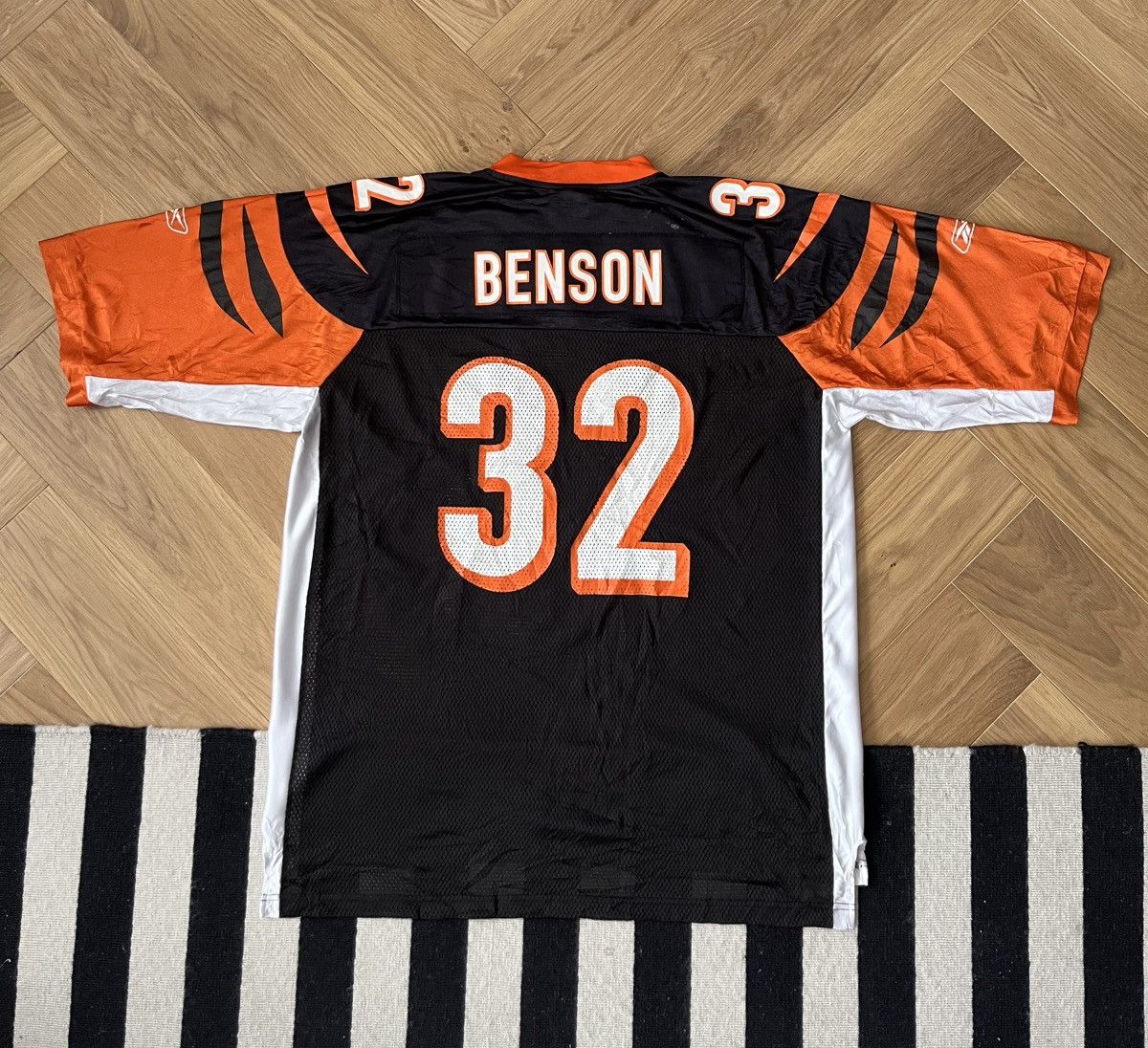 Reebok Vintage Cedric Benson Cincinnati Bengals #32 Reebok Jersey Size US XL / EU 56 / 4 - 7 Thumbnail