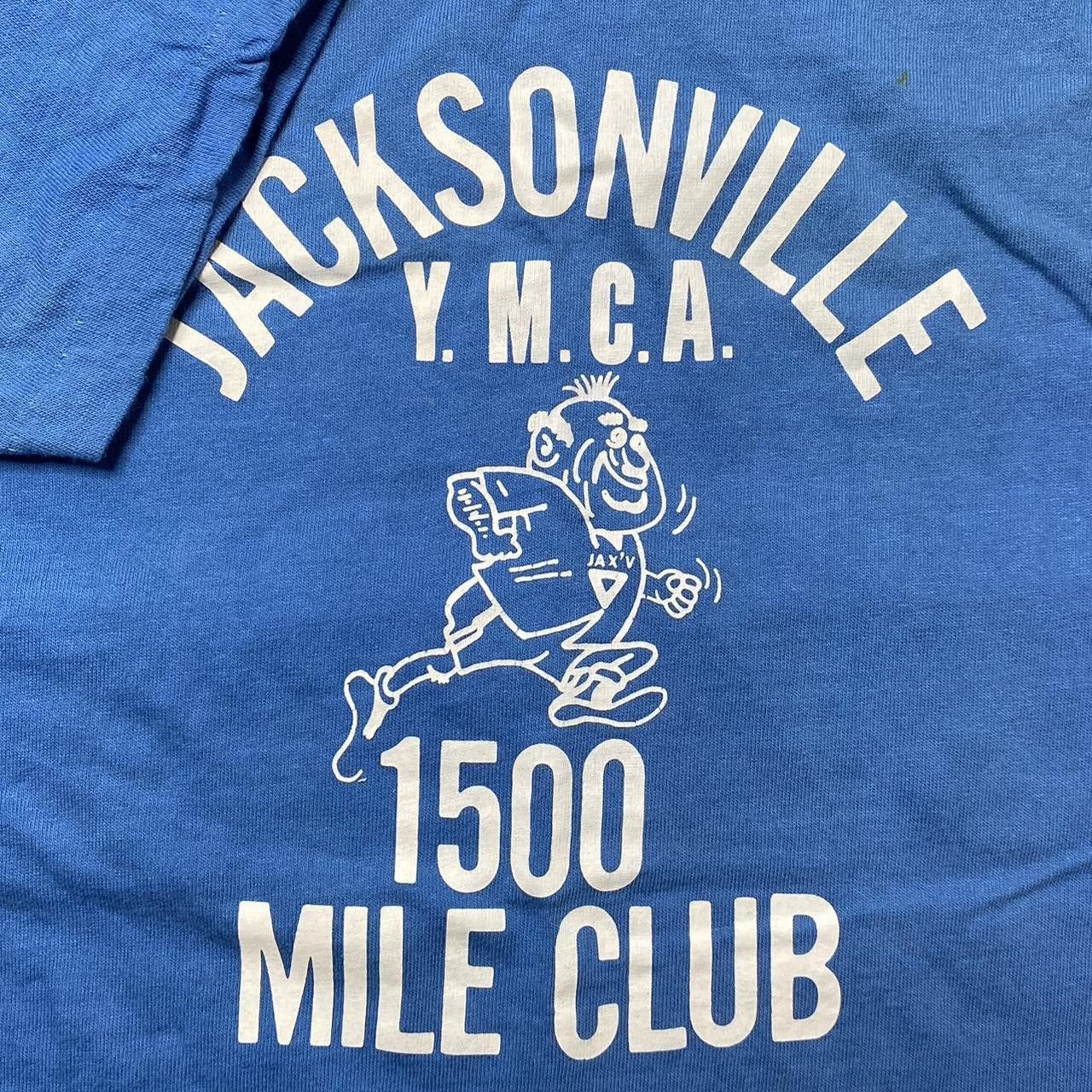 Russell Athletic True Vintage YMCA 1,500 Mile Club Blue Tee Size Large Size US L / EU 52-54 / 3 - 3 Thumbnail