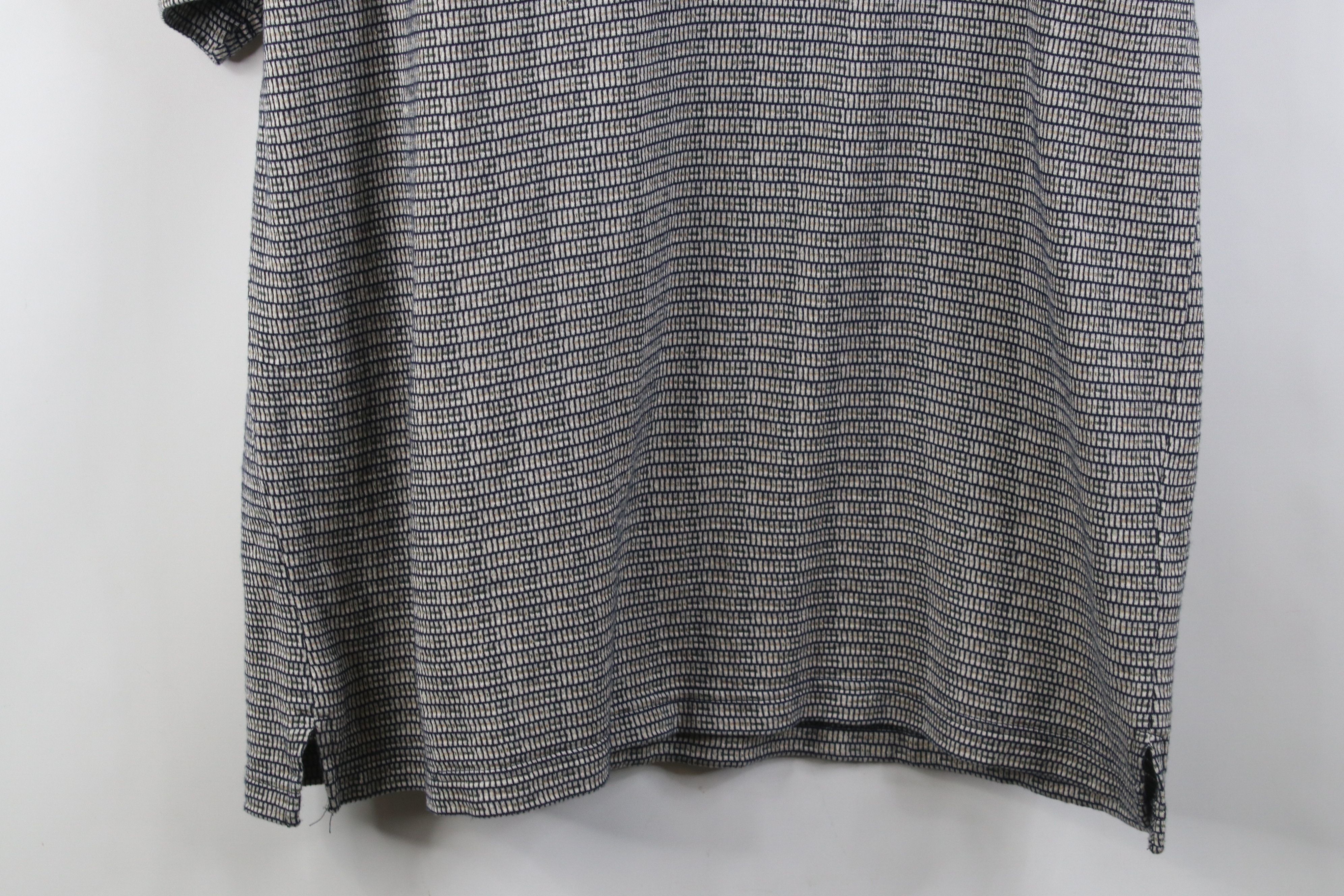 Vintage Vintage 90s Streetwear Geometric Knit Golf Polo Shirt Size US L / EU 52-54 / 3 - 12 Thumbnail