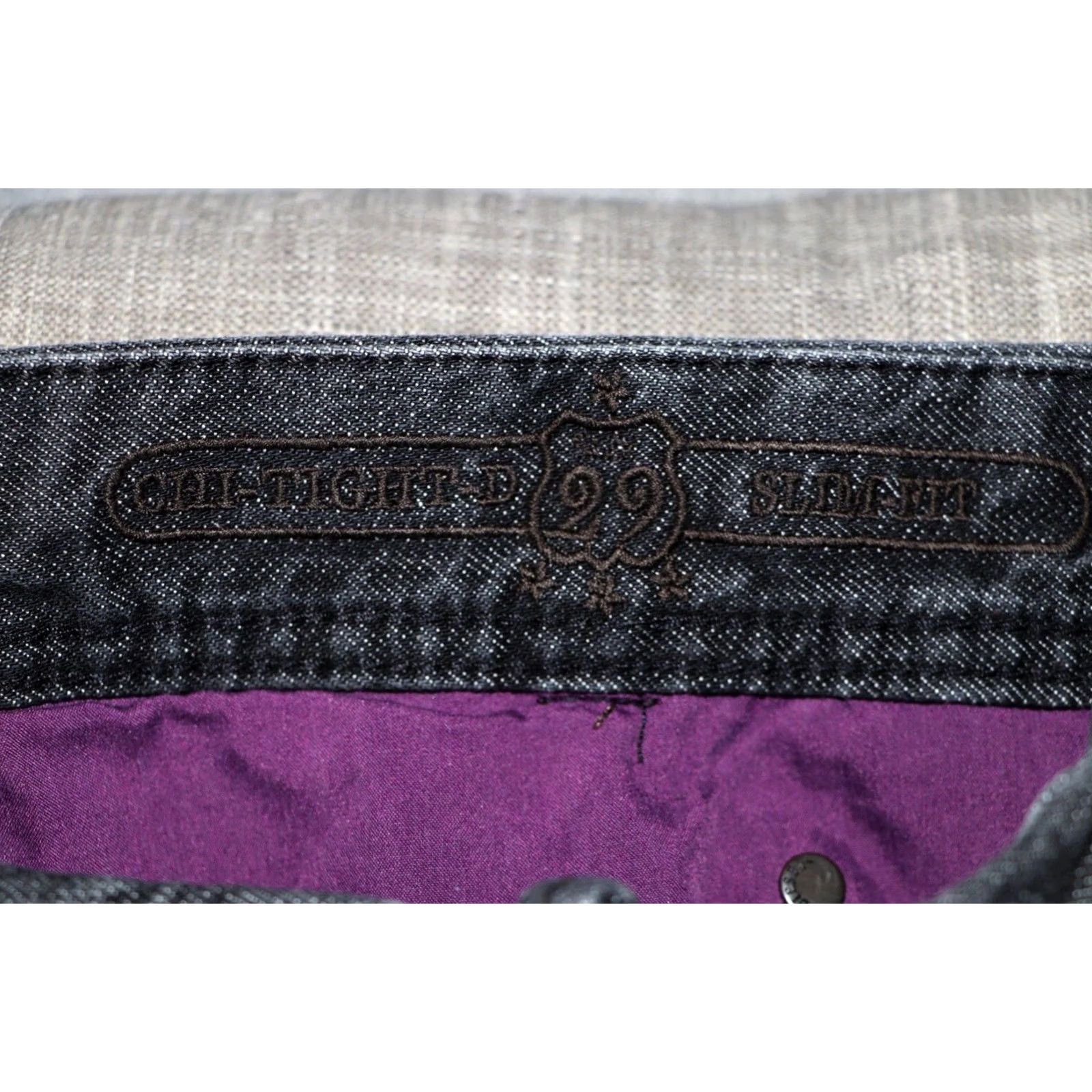 Diesel Diesel Jeans W29” L30.5” Chi-Tight-D Mens Tapered Slim Fit Washed Black Pants Regular Size 29 Denim Jeans Mens Slimming Fit Size US 29 - 6 Thumbnail
