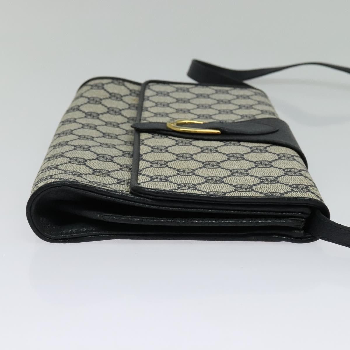 Gucci GUCCI GG Supreme Shoulder Bag Pvc Navy Gold Size ONE SIZE - 5 Thumbnail