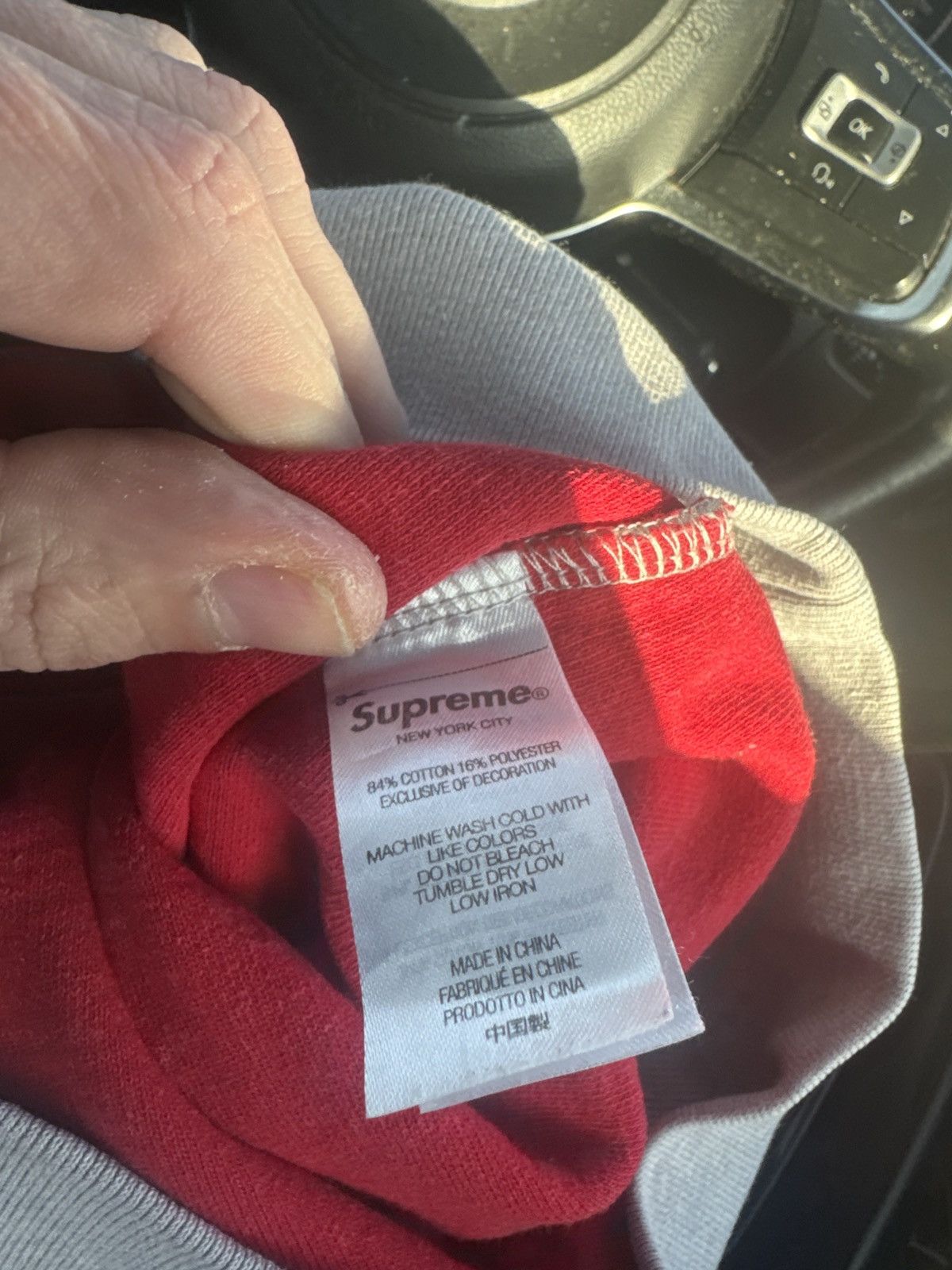 Supreme Supreme Inside-Out Box Logo Hoodie in size Medium Grey Size US M / EU 48-50 / 2 - 7 Thumbnail