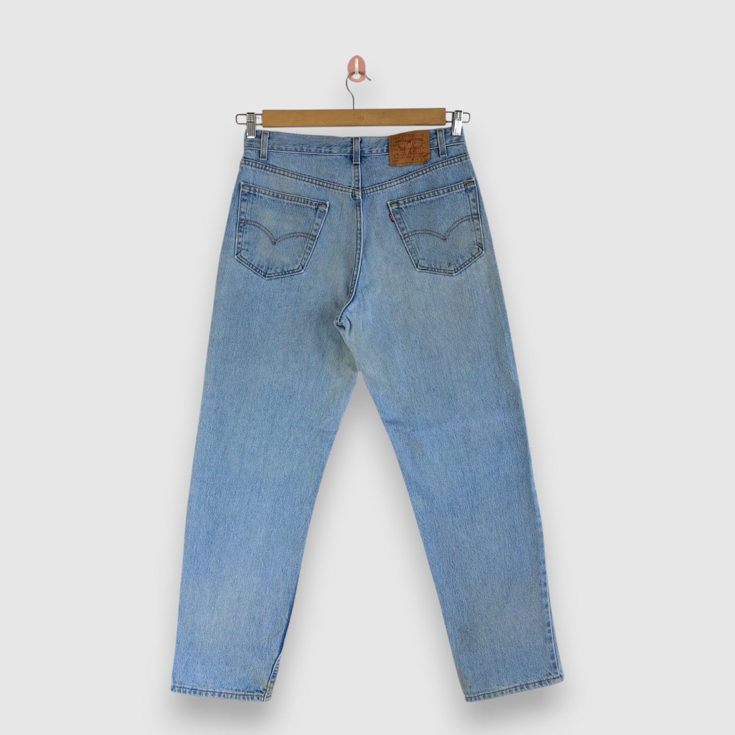 Levi's Vintage 90s Levis 550 Faded Jeans Light Wash Levis Denim Size US 32 / EU 48 - 2 Thumbnail