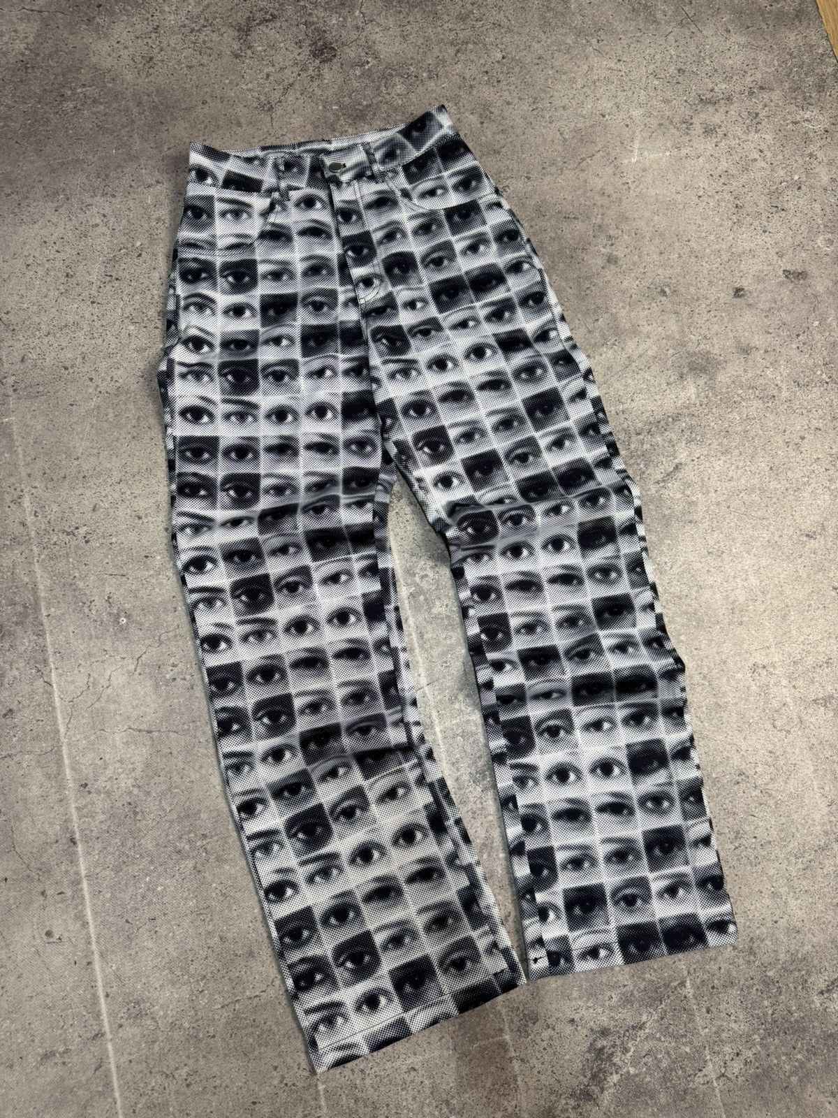 Other VINTAGE REGULAR EYE PRINT JEANS PANTS JPG STYLE PAUL GAUTIER Size US 29 - 4 Thumbnail