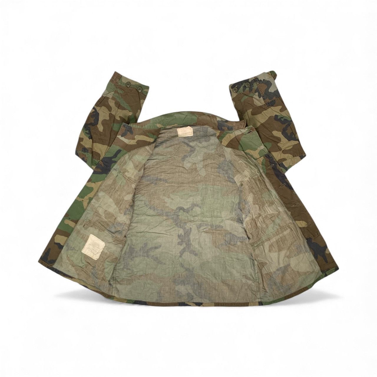 Other Rare Design Vintage US Army Woodland Camo Field Jacket Size M / US 6-8 / IT 42-44 - 3 Thumbnail