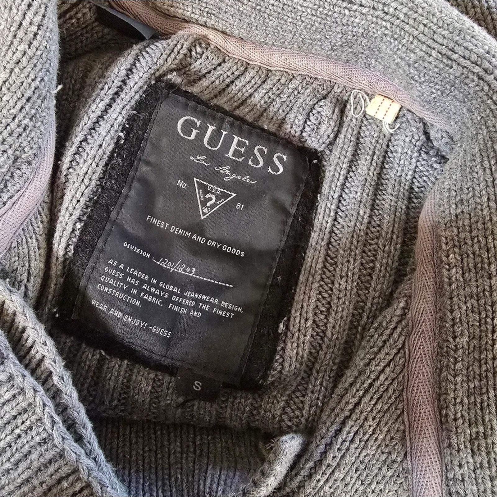 Guess Grey Detailed | GUESS | Sweater Jacket Size S / US 4 / IT 40 - 6 Thumbnail