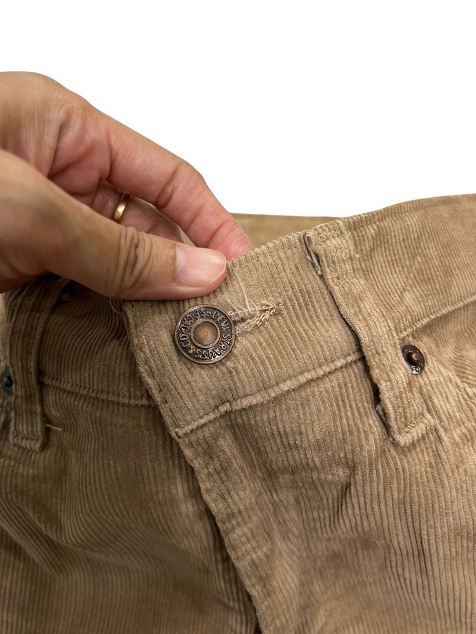 Levi's × Vintage Vintage 1970’s Levis 517 Flare Corduroy Pants Size US 30 / EU 46 - 10 Thumbnail