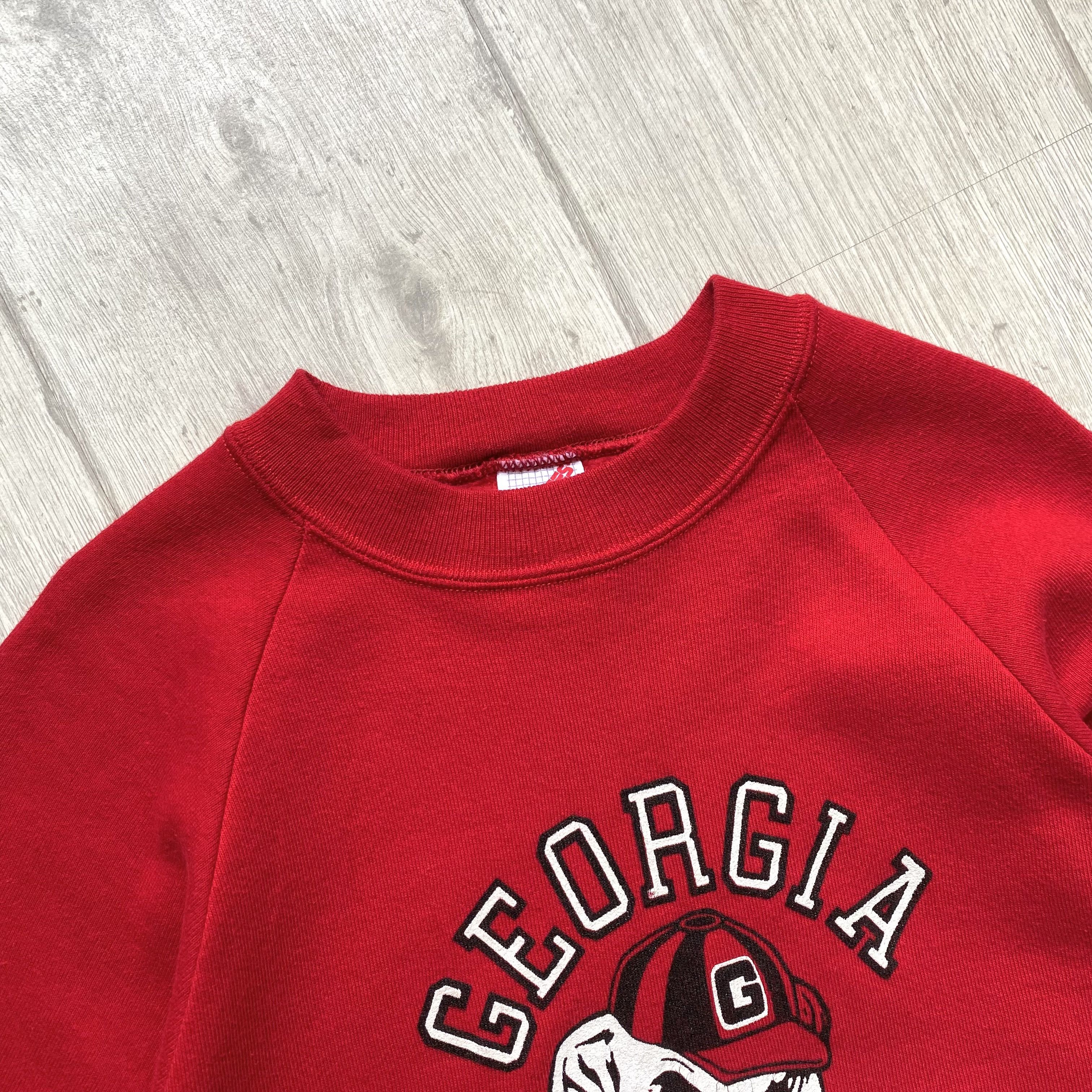 Russell Athletic 🐶Vintage 80s USA Georgia Bulldogs College Sweatshirt Size US S / EU 44-46 / 1 - 3 Thumbnail