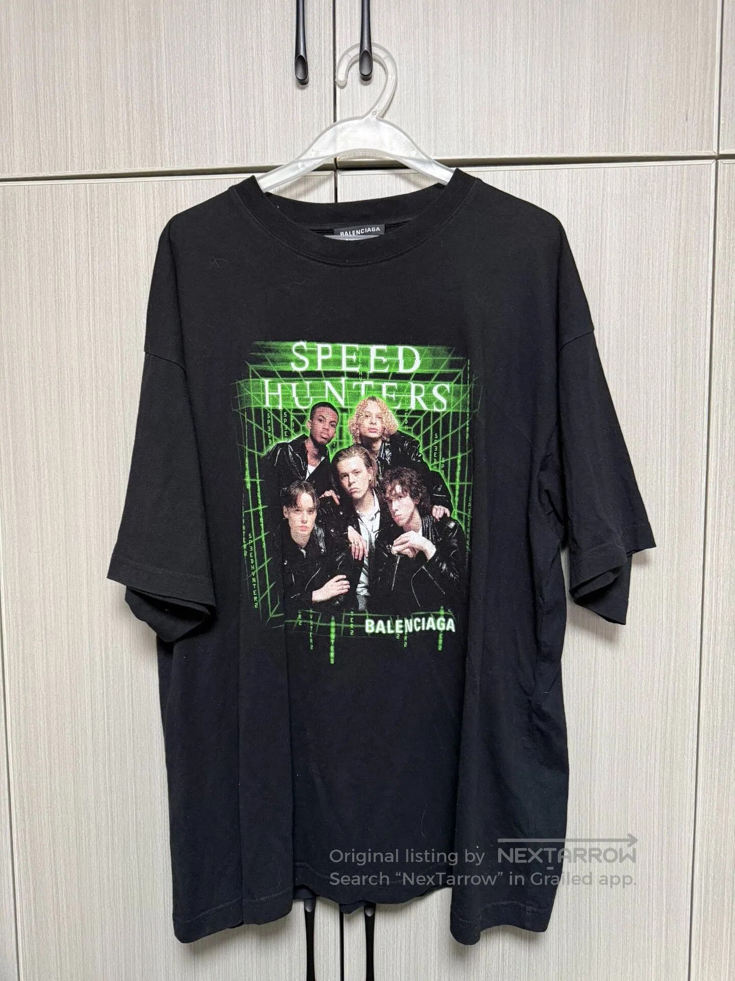 Balenciaga Speed Hunters Oversized Short Sleeve.