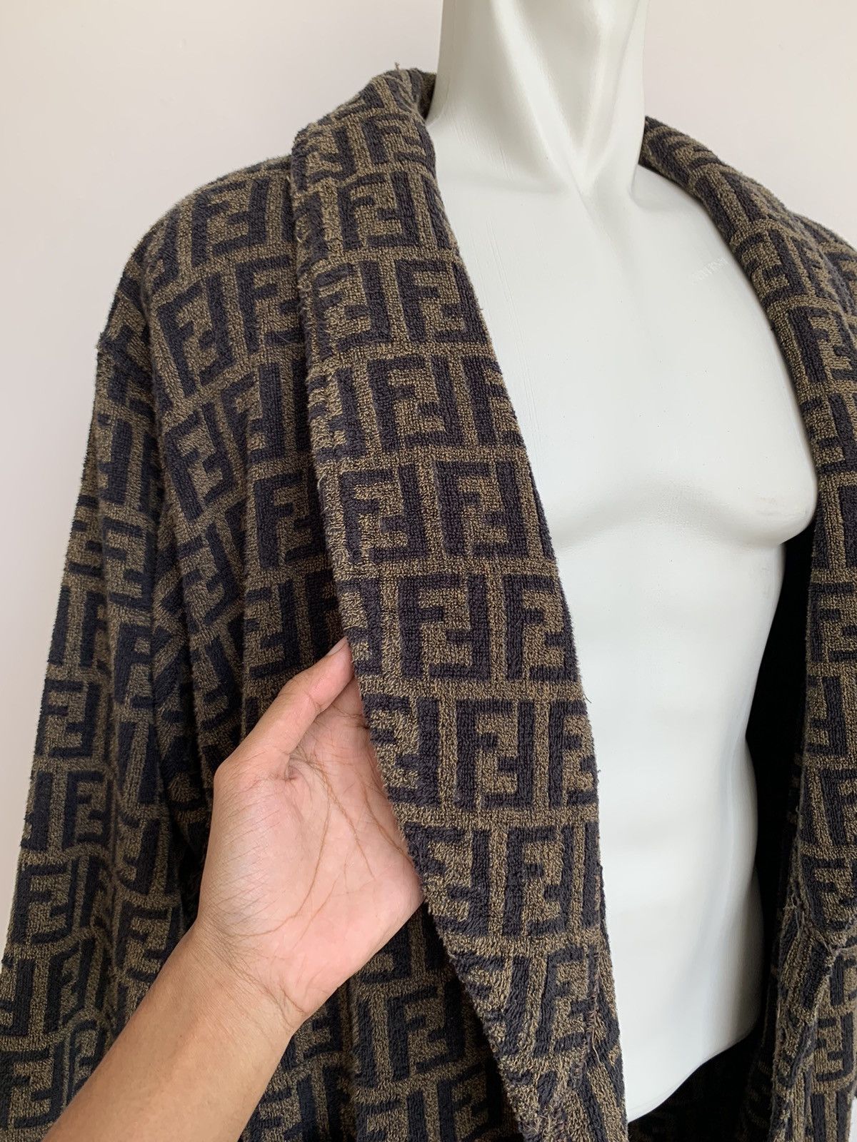 Fendi Vintage Fendi Zucca Bathrobe Teleria Size US L / EU 52-54 / 3 - 9 Thumbnail