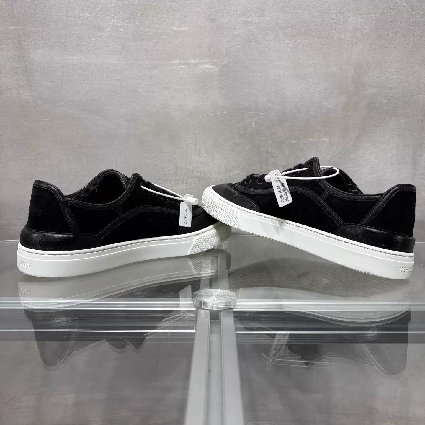 Hermes Hermes black casual sneaker 40.5 Size US 7.5 / EU 40-41 - 5 Thumbnail