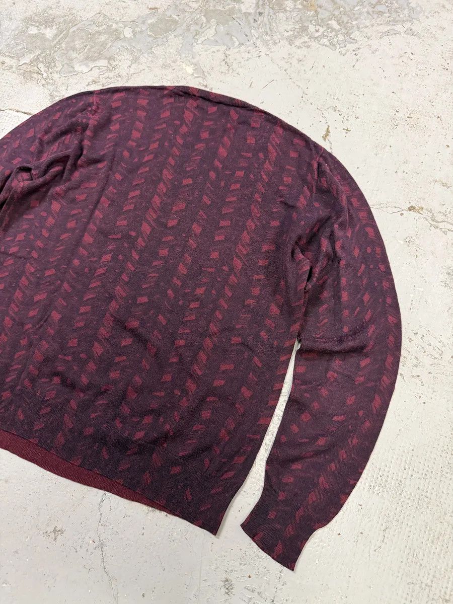 Dries Van Noten Dries Van Noten Red Bordeaux Contemporary Sweater Size US M / EU 48-50 / 2 - 9 Thumbnail