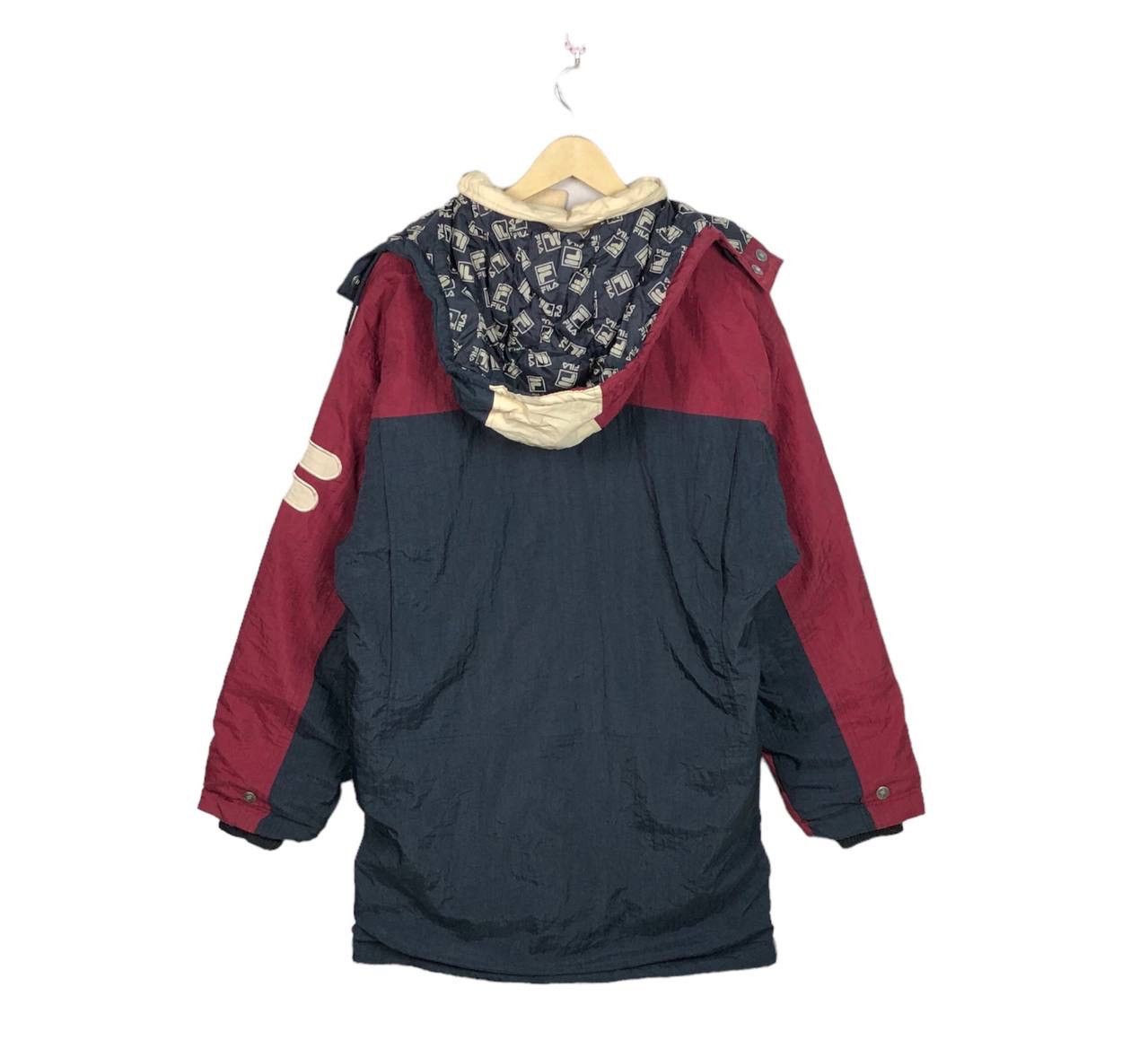 Fila Vintage 90s Fila Long Jacket Hype Dope Streetwear Style Size US M / EU 48-50 / 2 - 2 Thumbnail