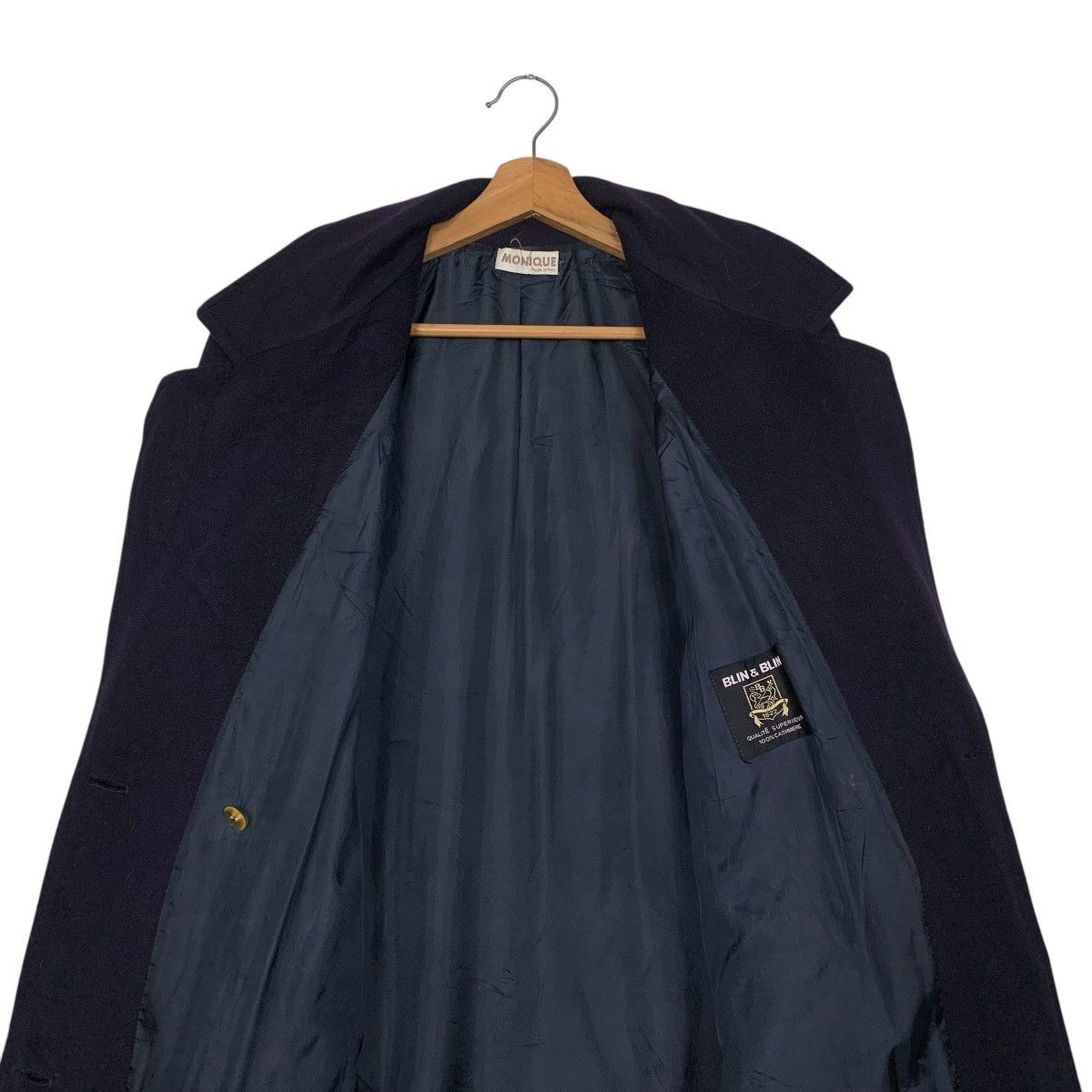 Other Italian Designer Monique Double Breasted Cashmere Coat Size M / US 6-8 / IT 42-44 - 12 Thumbnail