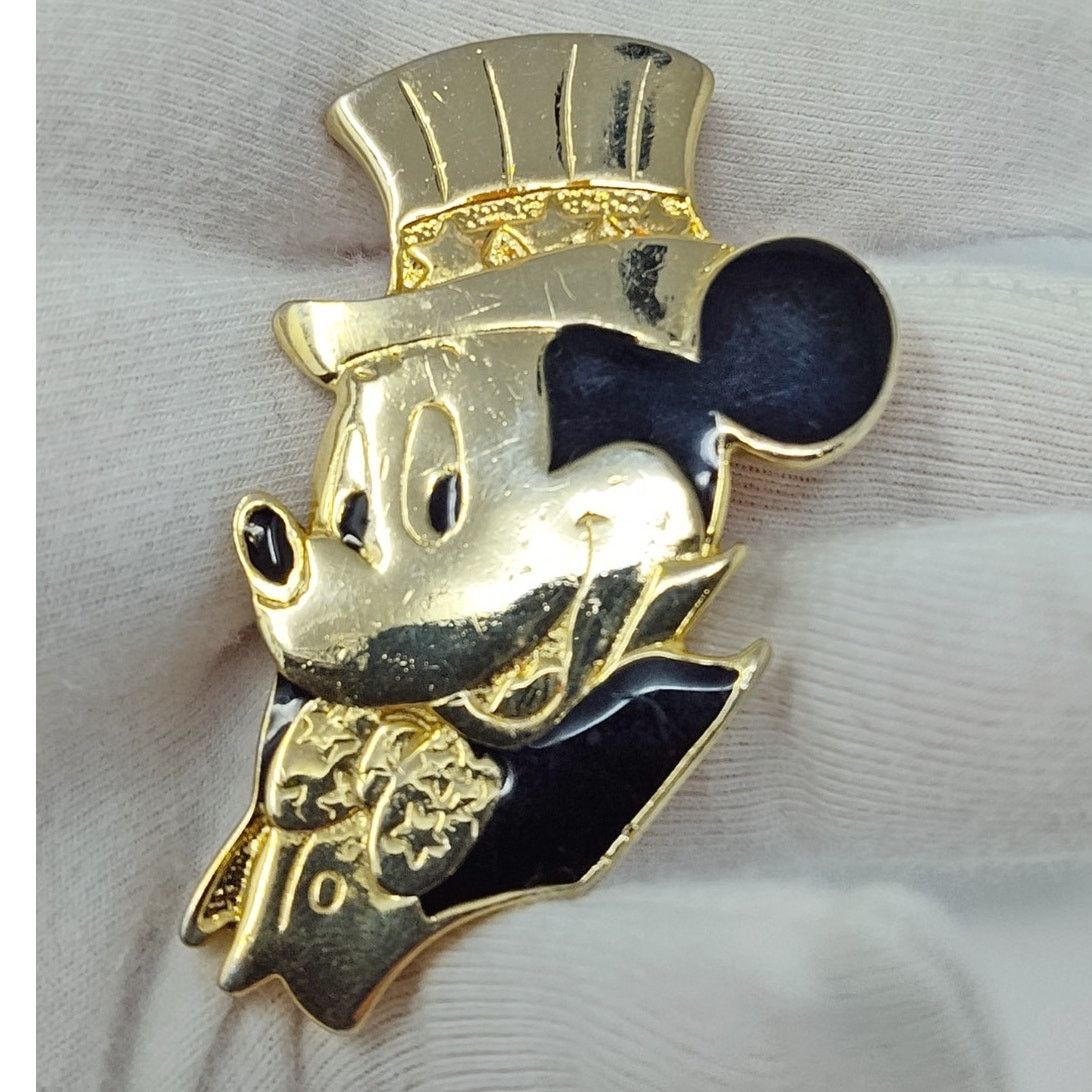 Disney Rare Vintage Disney Mickey Mouse Star Hat Brooch Size ONE SIZE - 6 Thumbnail