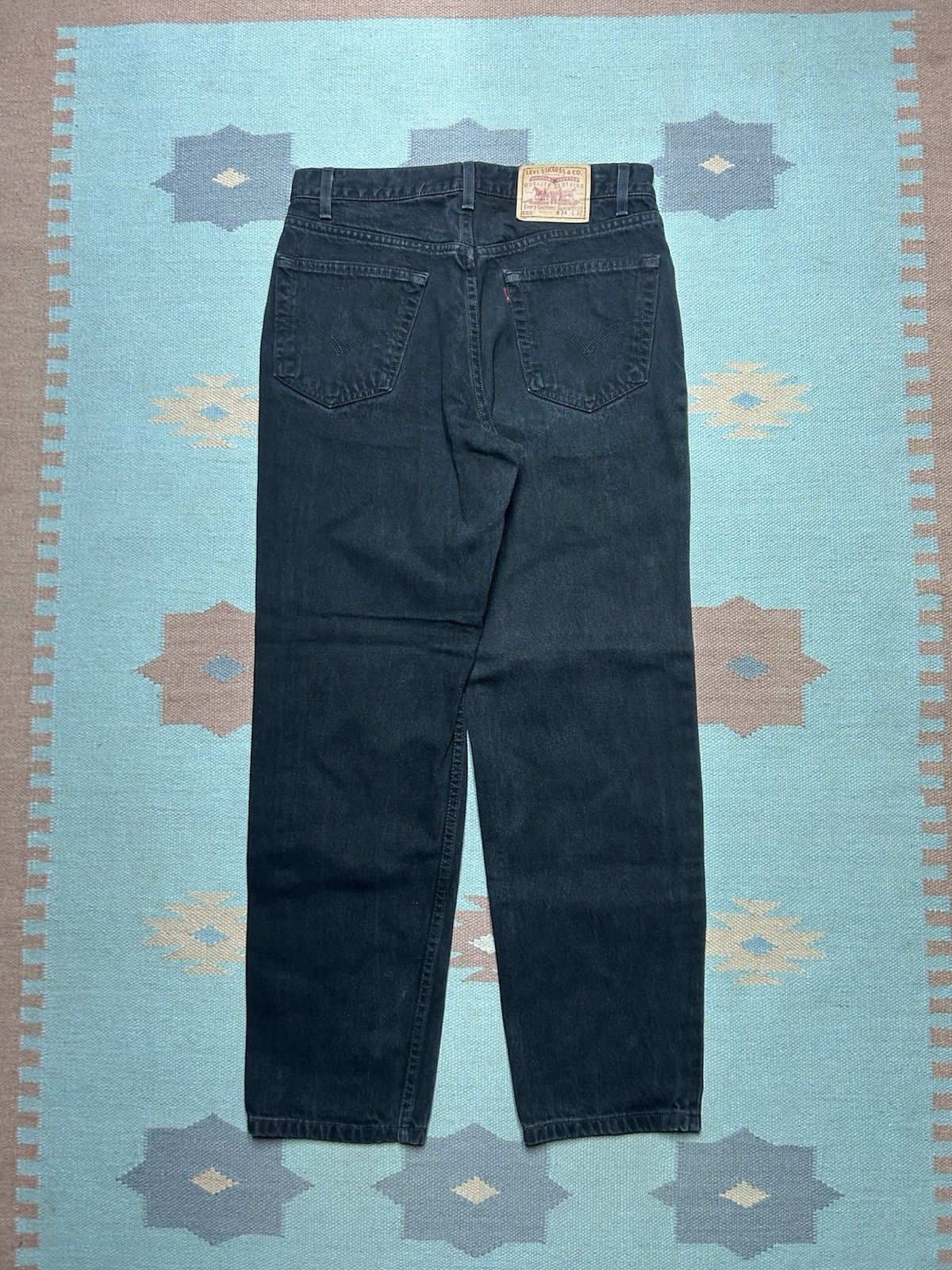 Vintage 90s Levi’s 550 jeans relaxed straight goth skater USA 32x31 Size US 32 / EU 48 - 1 Thumbnail