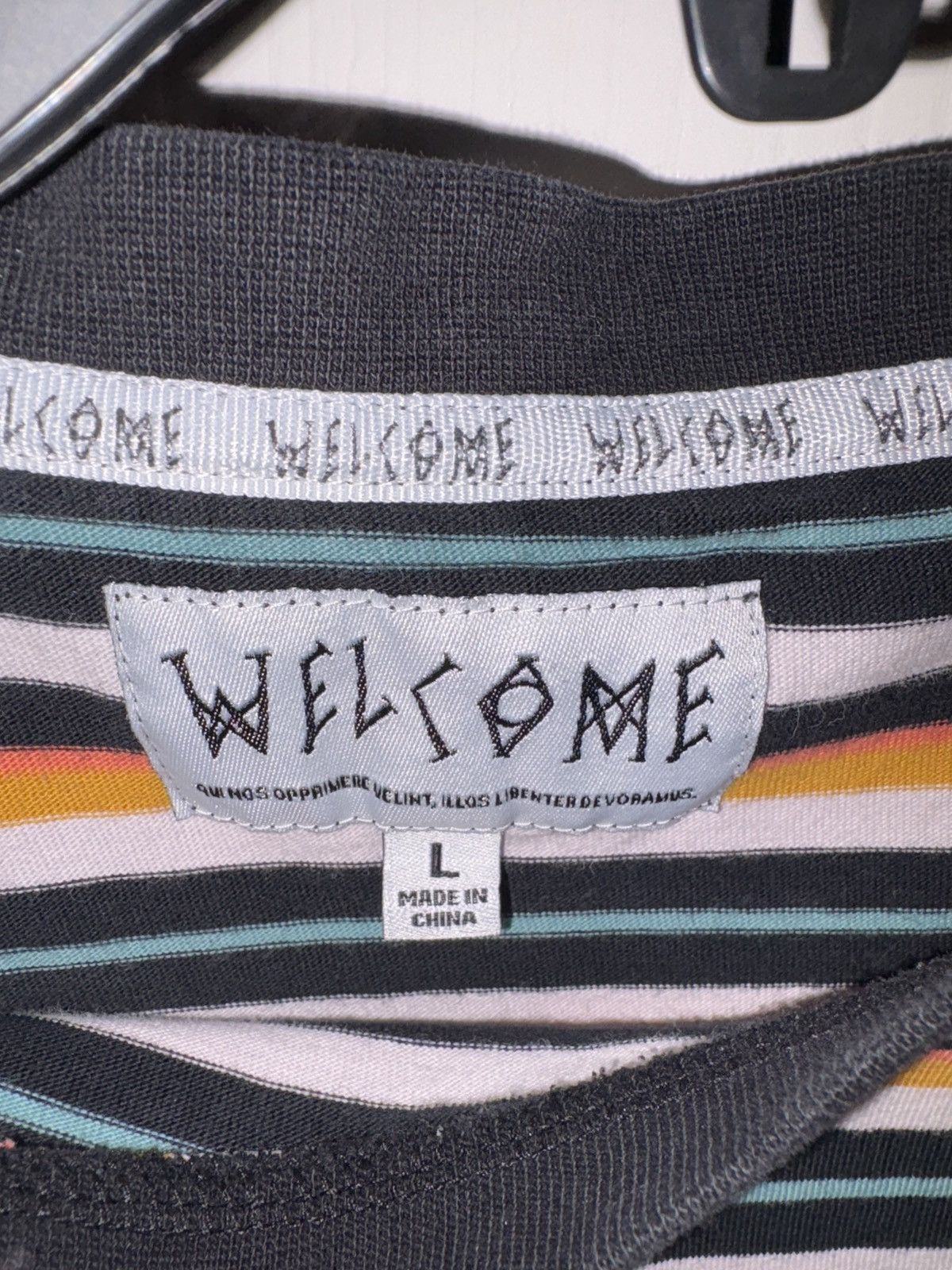 Welcome Skateboards welcome striped tee Size US L / EU 52-54 / 3 - 3 Thumbnail