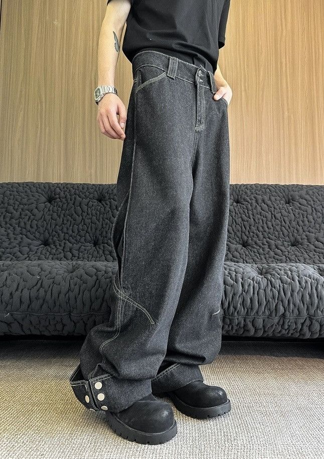 【完売品】Menes Vintage Baggy Fit Jeans Y2K Baggy Jeans Women Vintage Star Jeans Low Rise Patchwork