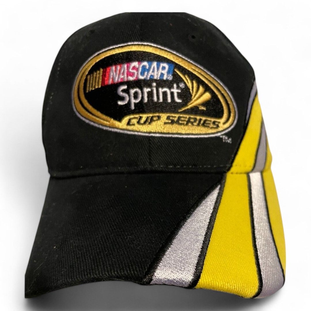 NASCAR NASCAR Sprint Cup Series Black Yellow Strapback Hat Size ONE SIZE - 1 Thumbnail