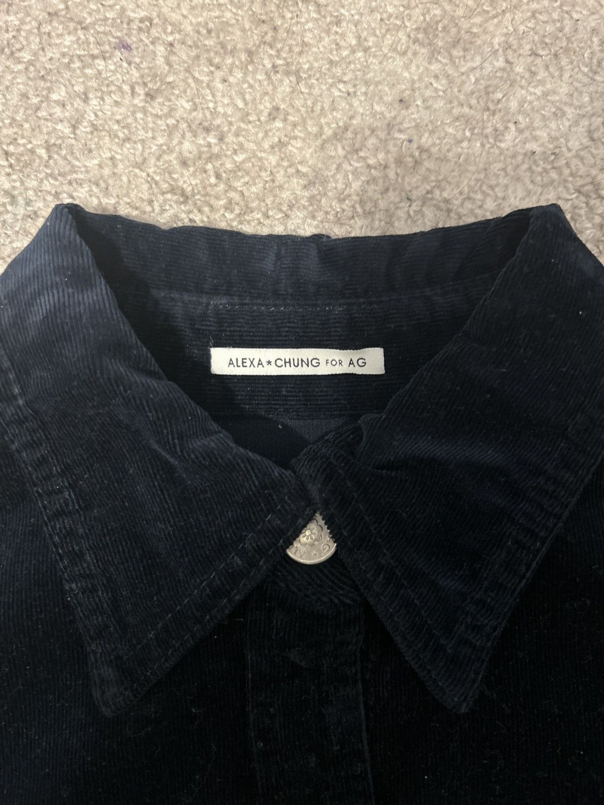 Alexa Chung ALEXA CHUNG for AG button down navy collared dress Size XS / US 0-2 / IT 36-38 - 2 Thumbnail