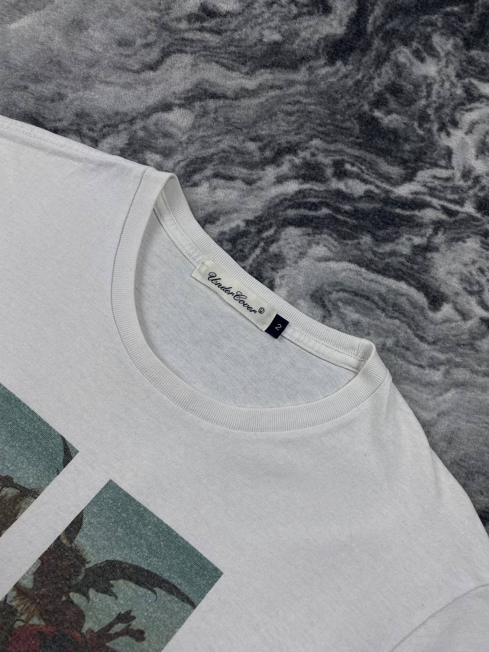 Undercover Undercover Demon Big Logo T Shirt Men Size 2 White Size US L / EU 52-54 / 3 - 2 Thumbnail