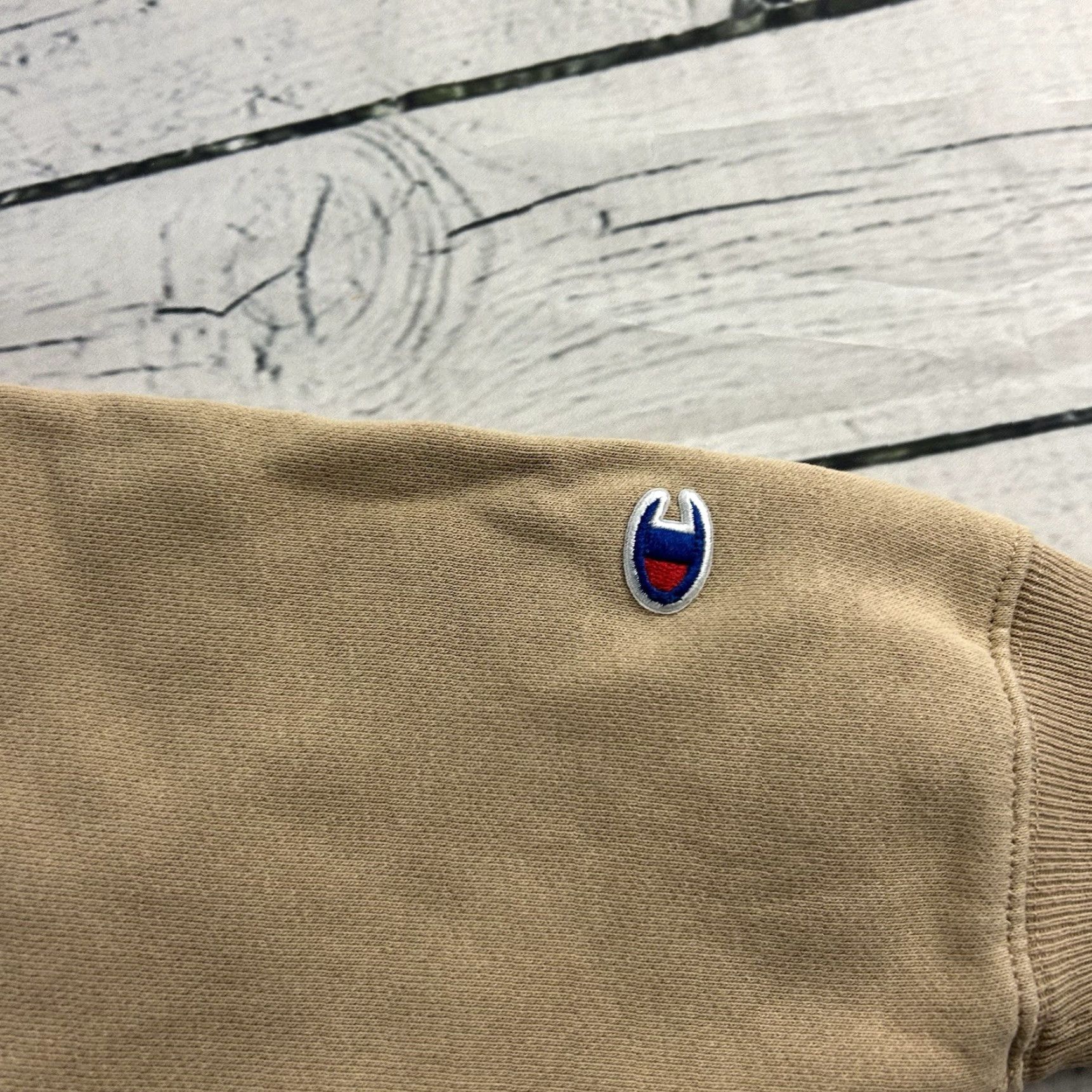 Champion Champion Reverse Weave Pullover Hoodie Mens Small Tan Sweatshirt Zip? Size US S / EU 44-46 / 1 - 6 Thumbnail