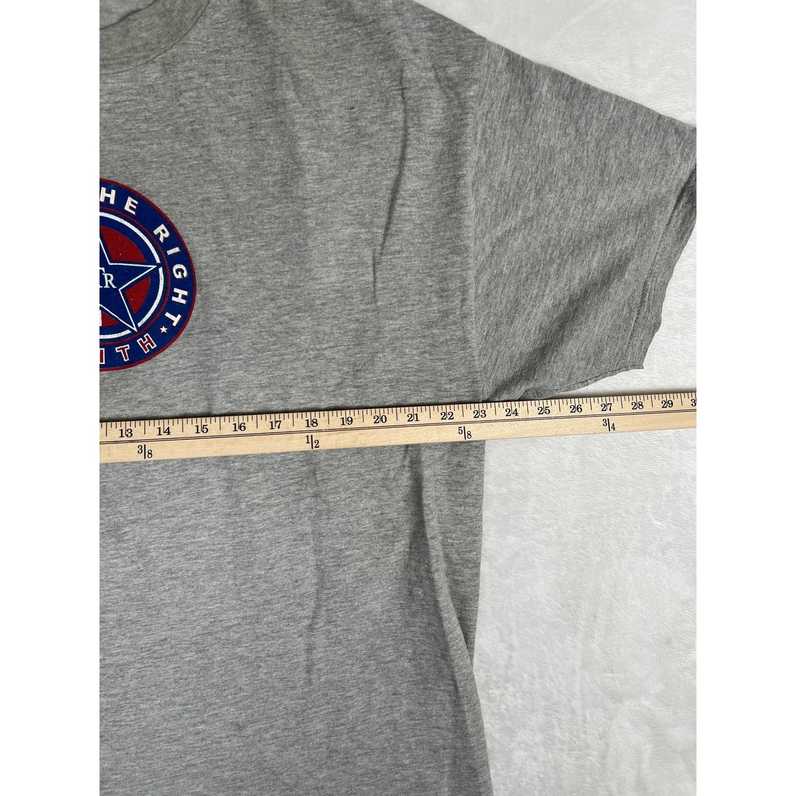 Hanes Vintage Choose The Right Faith T-Shirt Mens XL God Religious Size US XL / EU 56 / 4 - 7 Thumbnail