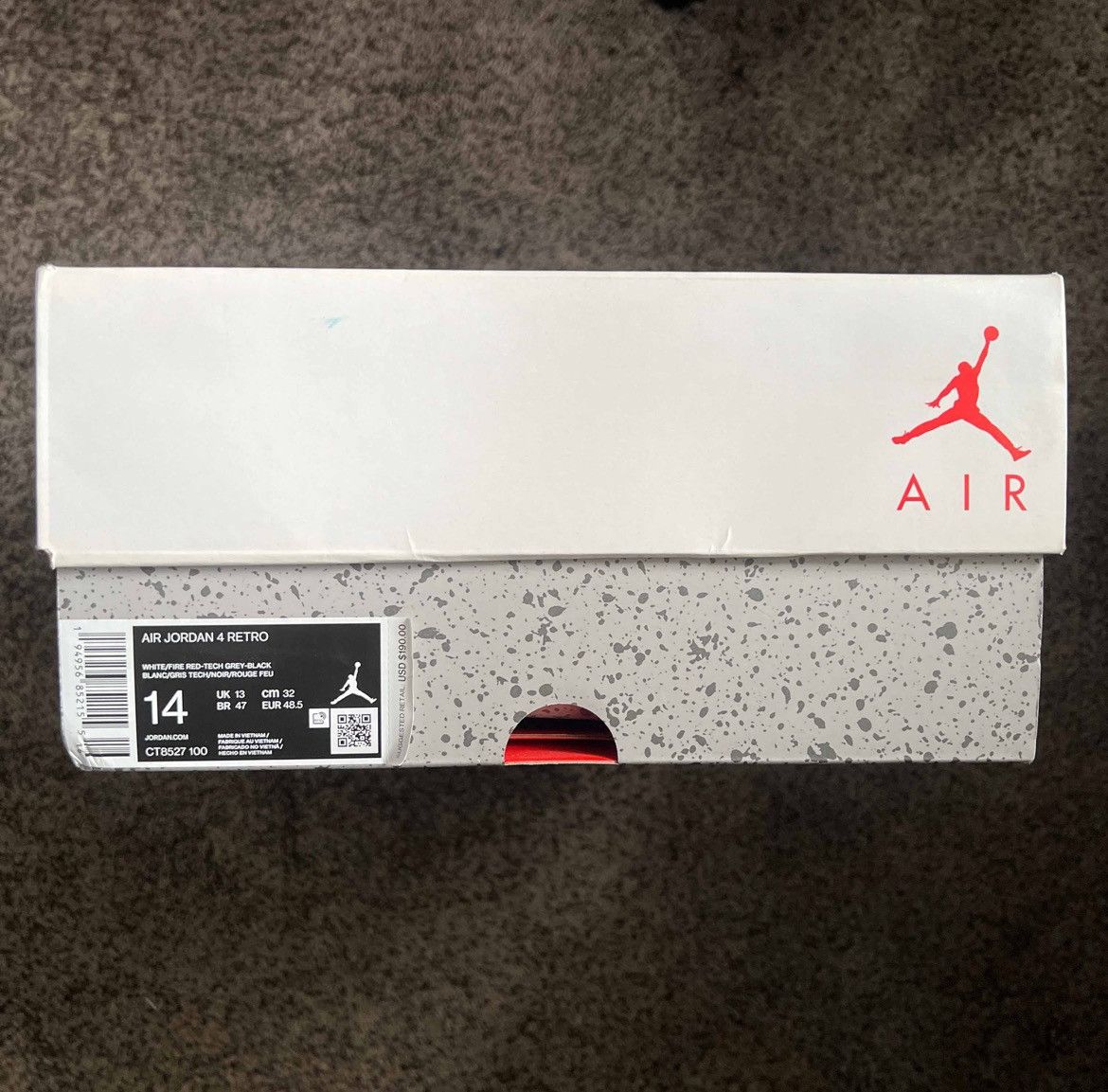 Jordan Brand Jordan 4 Retro White Oreo Size US 14 / EU 47 - 7 Thumbnail