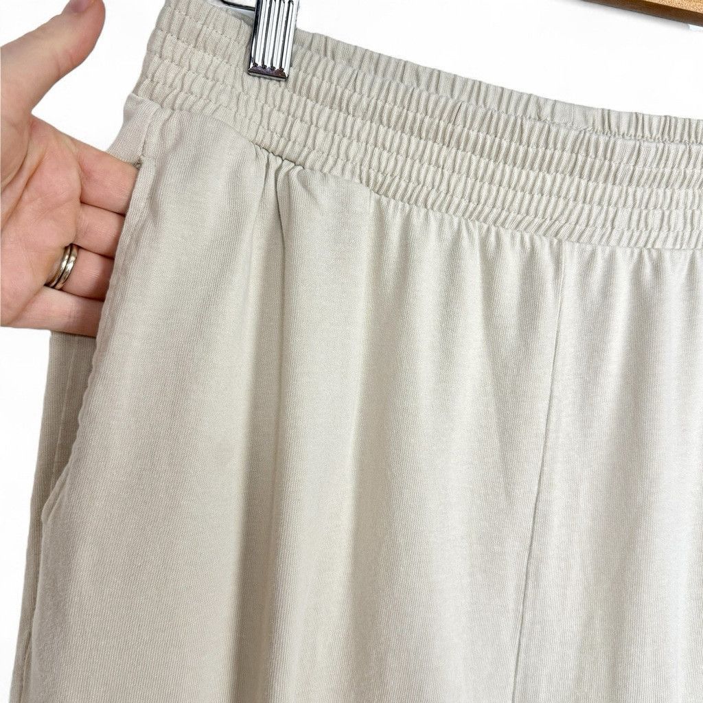 Zara Women's Zara Cotton Jogger Pants Beige Size Medium Size 30" / US 8 / IT 44 - 5 Thumbnail