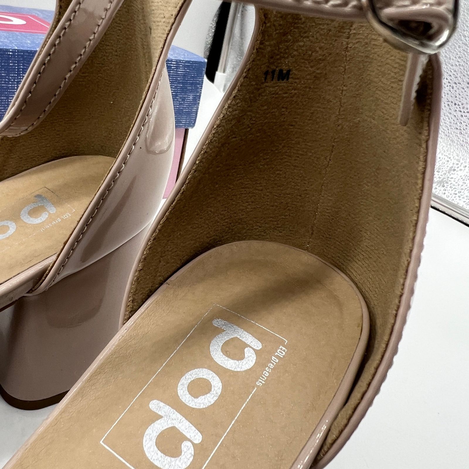 Other Pop Womens Gal Block Heel Nude Pumps Size 11M Size US 11 / IT 41 - 3 Thumbnail