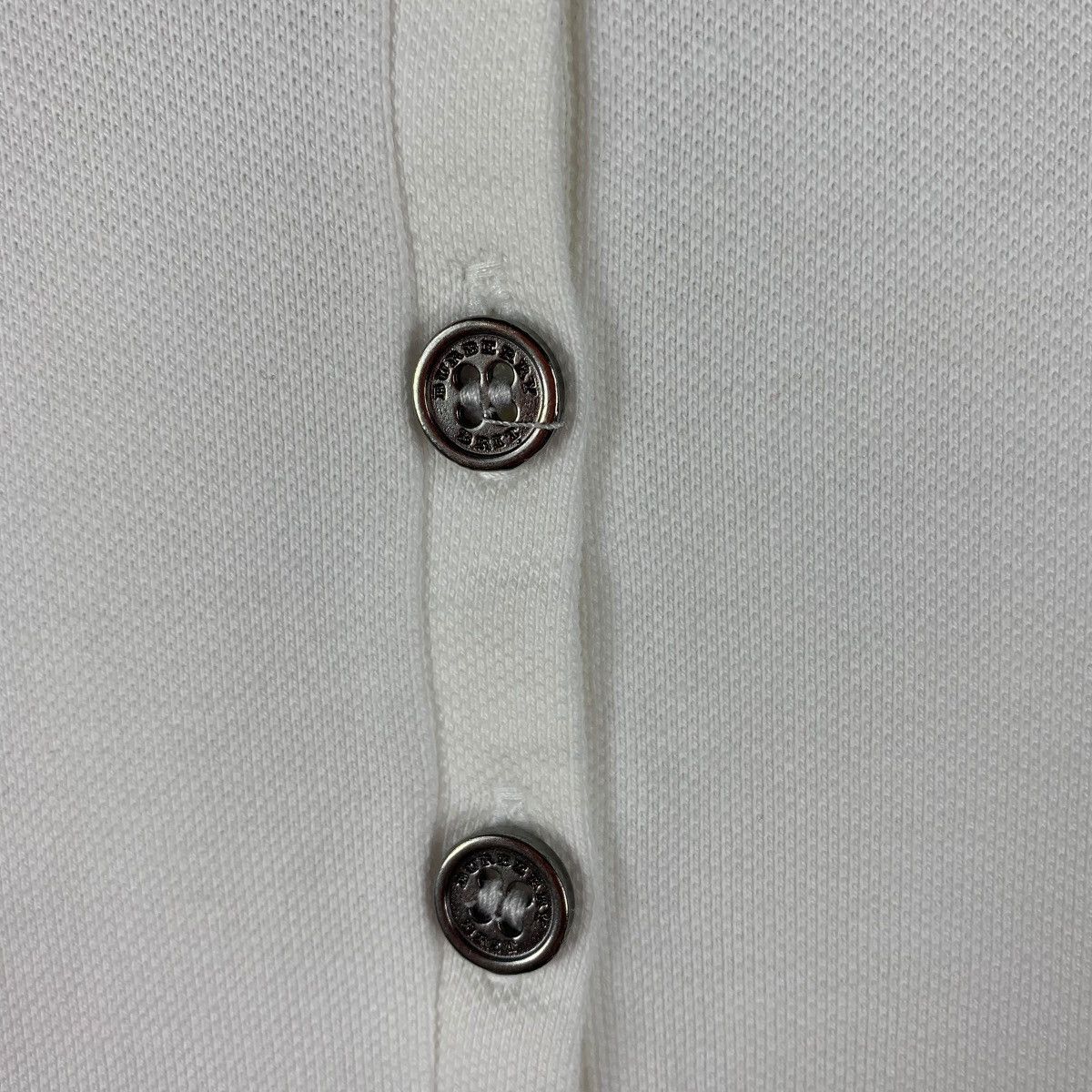 Burberry × Designer BURBERRY brit nova check collar design women polo tee Size L / US 10 / IT 46 - 9 Thumbnail