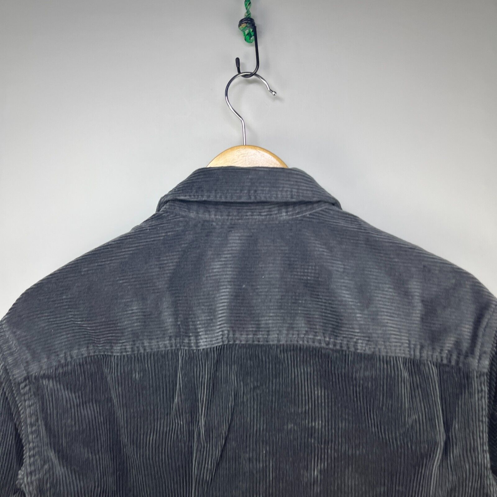 Uniqlo × Vintage Uniqlo Corduroy Button Up Shirt XS Dark Gray Longsleeve Size US XS / EU 42 / 0 - 12 Thumbnail