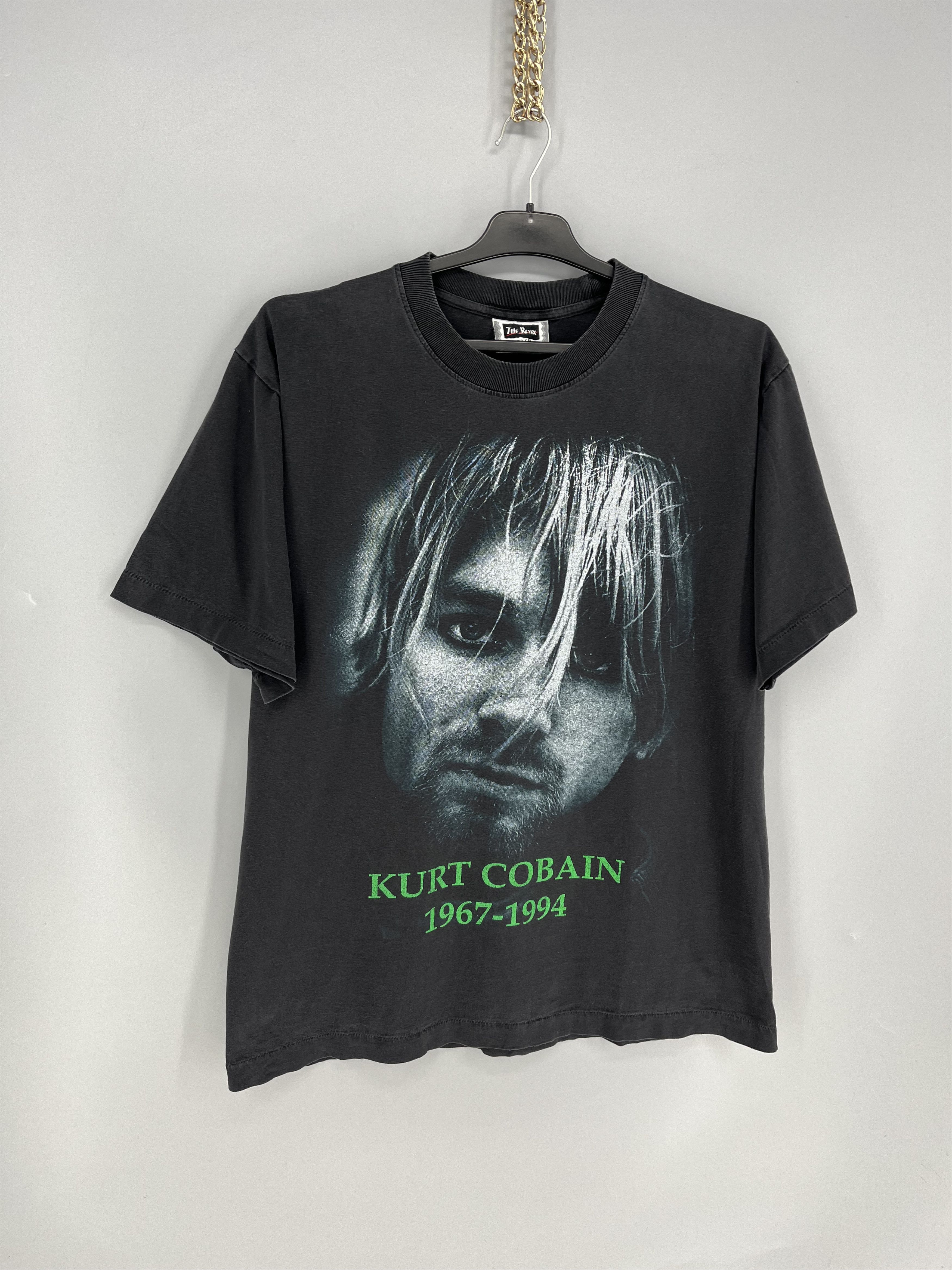 Vintage Vintage Kurt Cobain 1967 1994 The Roxx T Shirt L Black Size US L / EU 52-54 / 3 - 2 Thumbnail