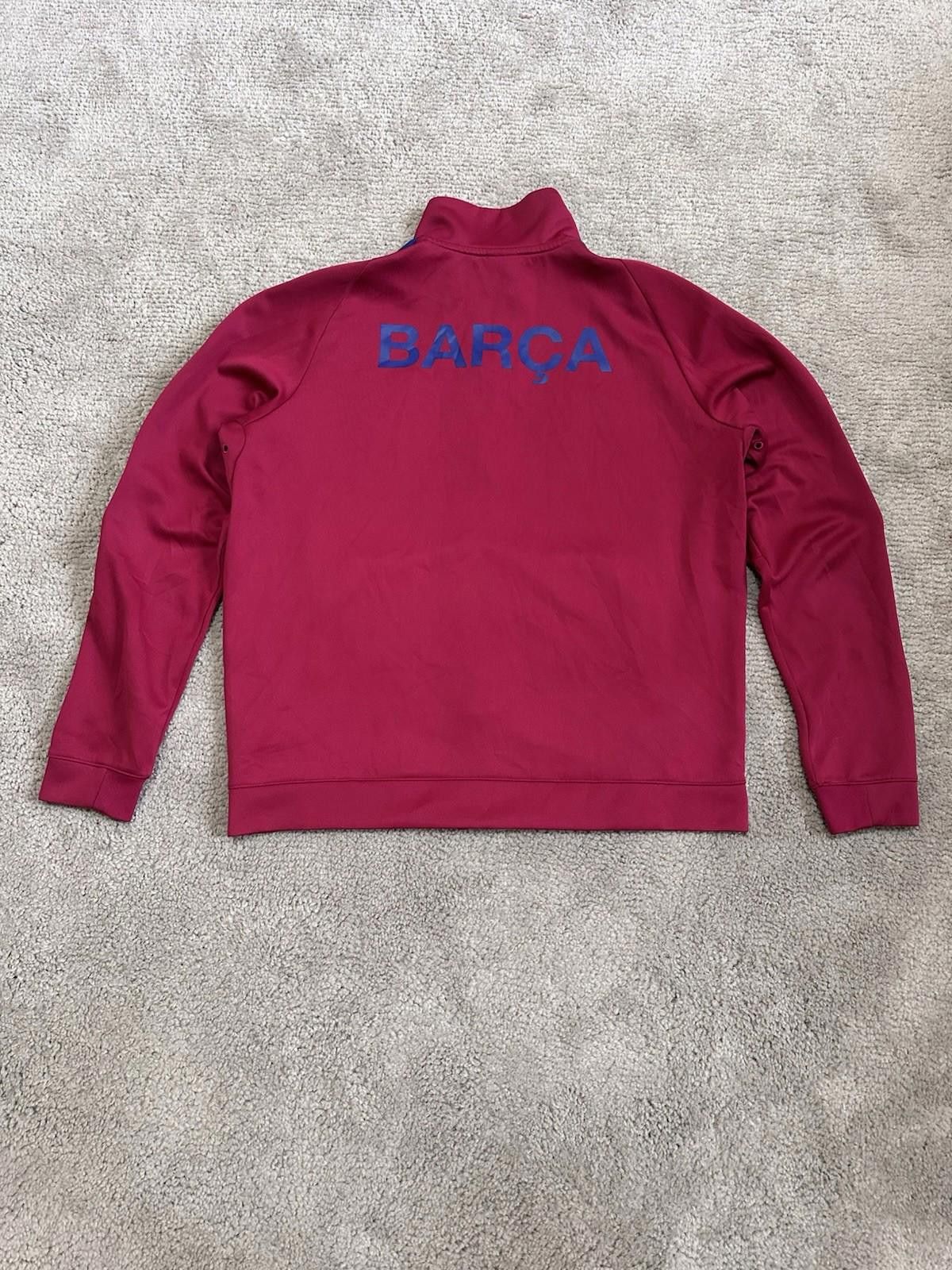 Nike Barcelona 2017/18 Football Soccer Track Jacket Nike Size L Size US L / EU 52-54 / 3 - 9 Thumbnail