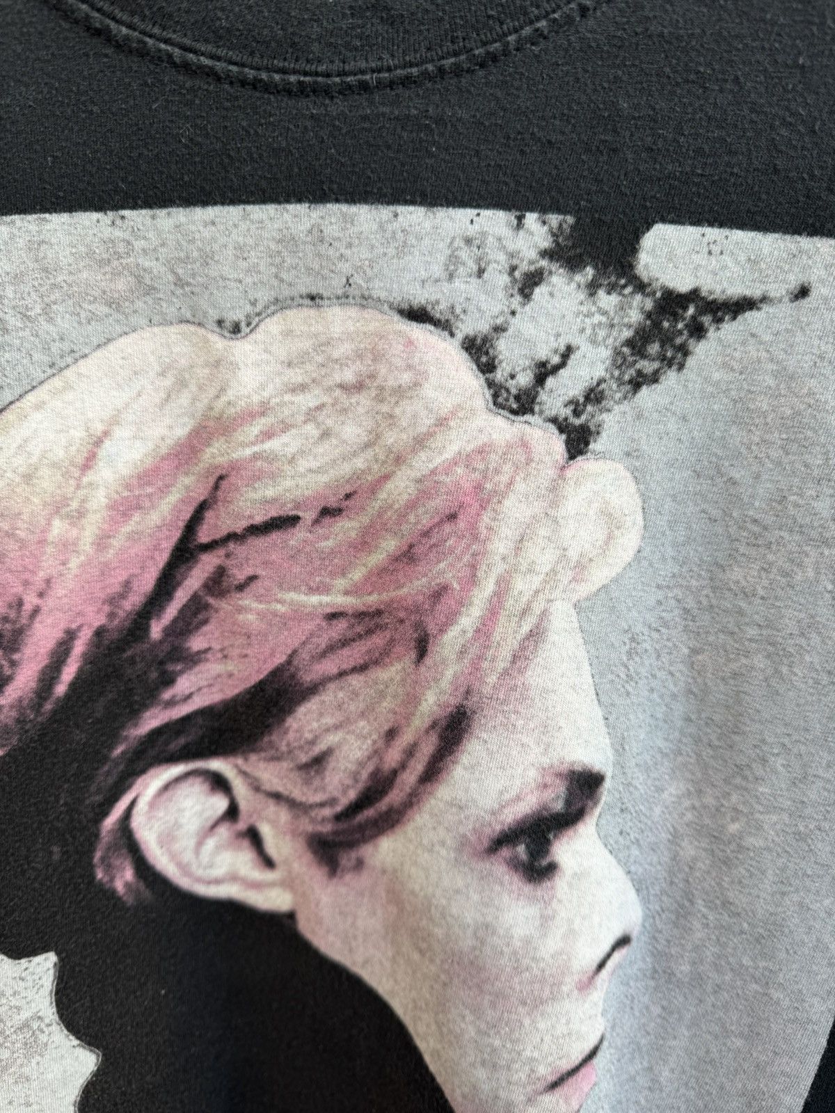 Band Tees Vintage 2000s David Bowie Face Print Y2K Size US XL / EU 56 / 4 - 6 Thumbnail